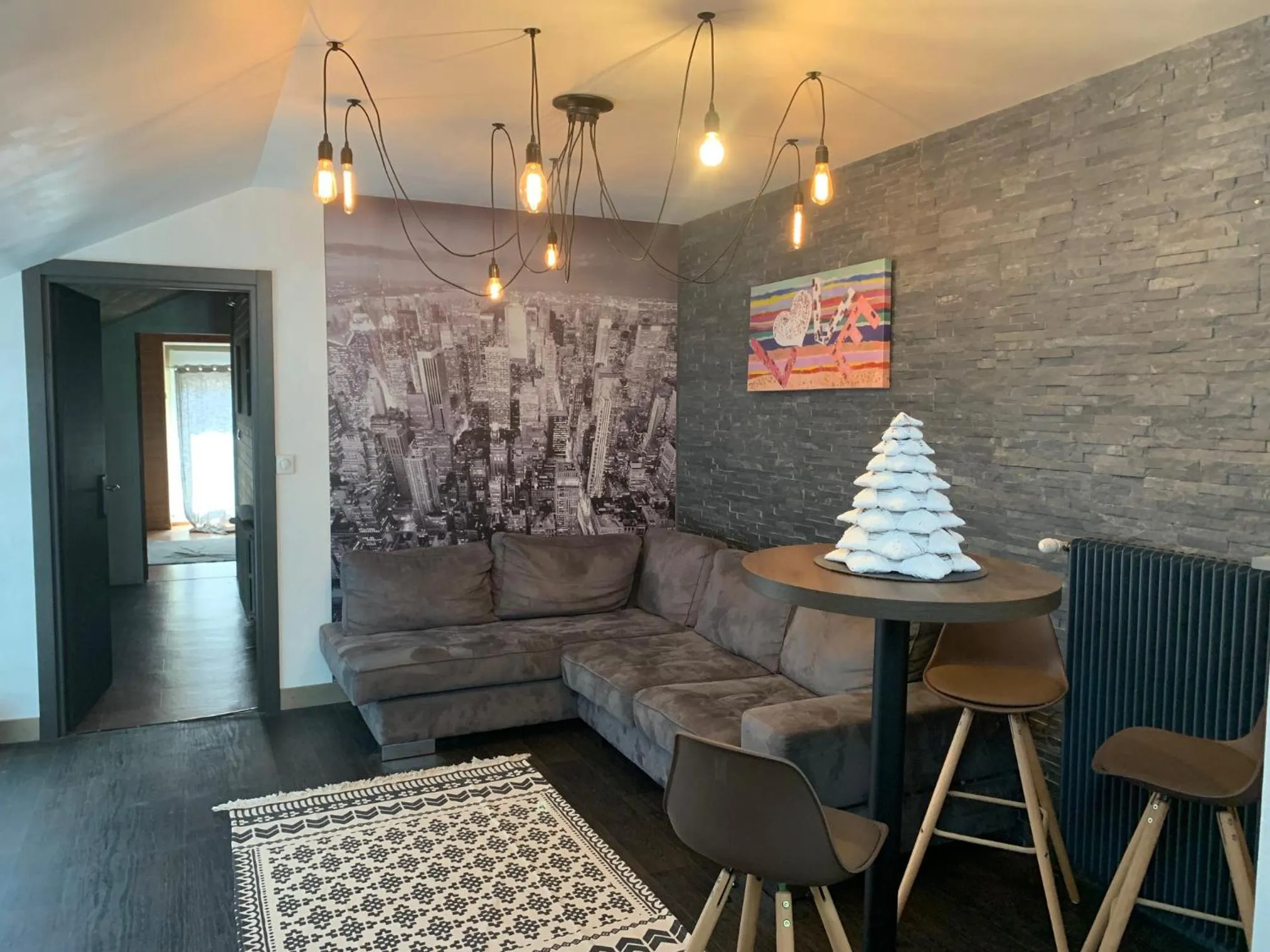 Seating Area in Logis Hôtel le Regis