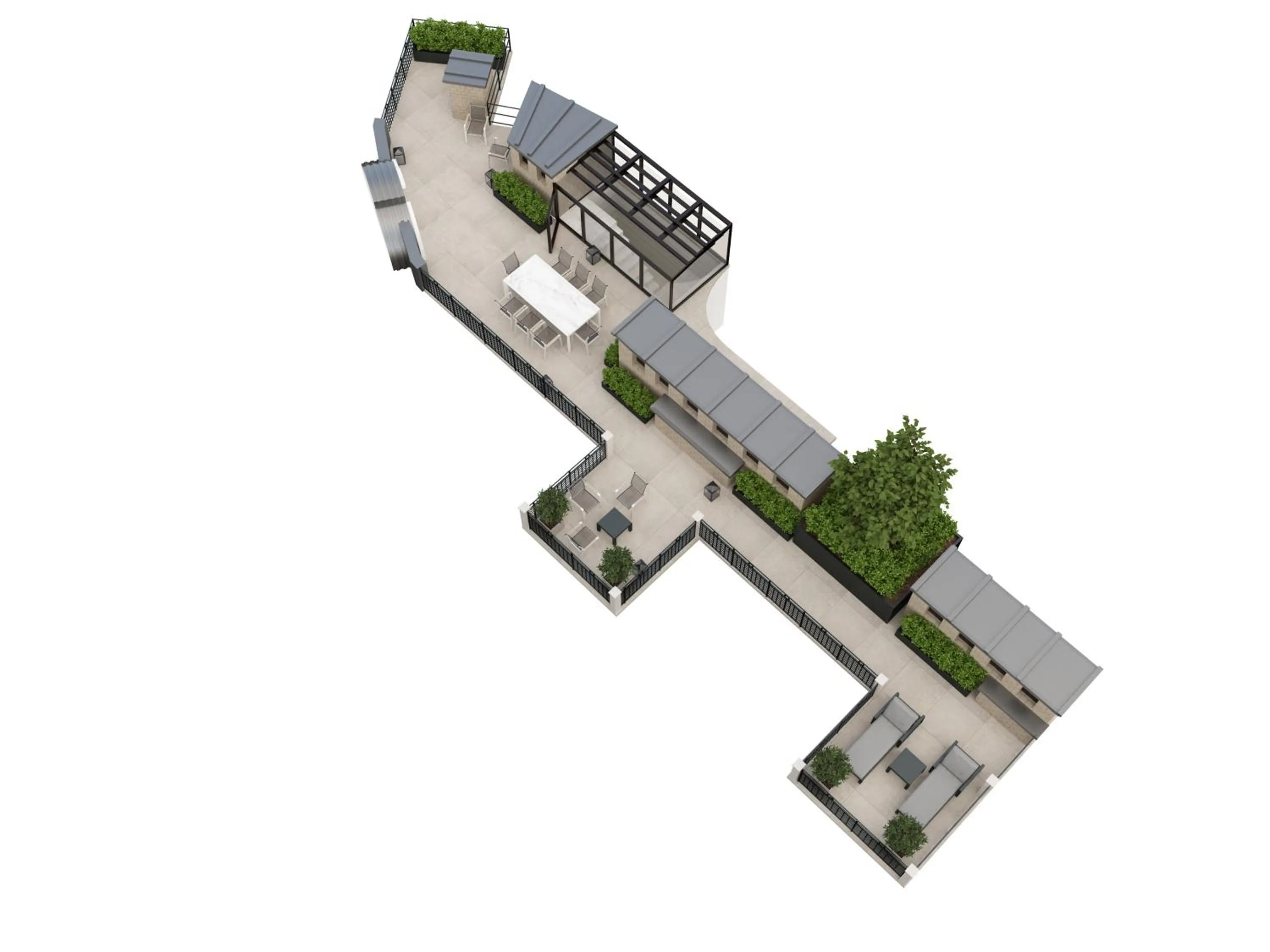 Floor plan in Mandarin Oriental Lutetia, Paris