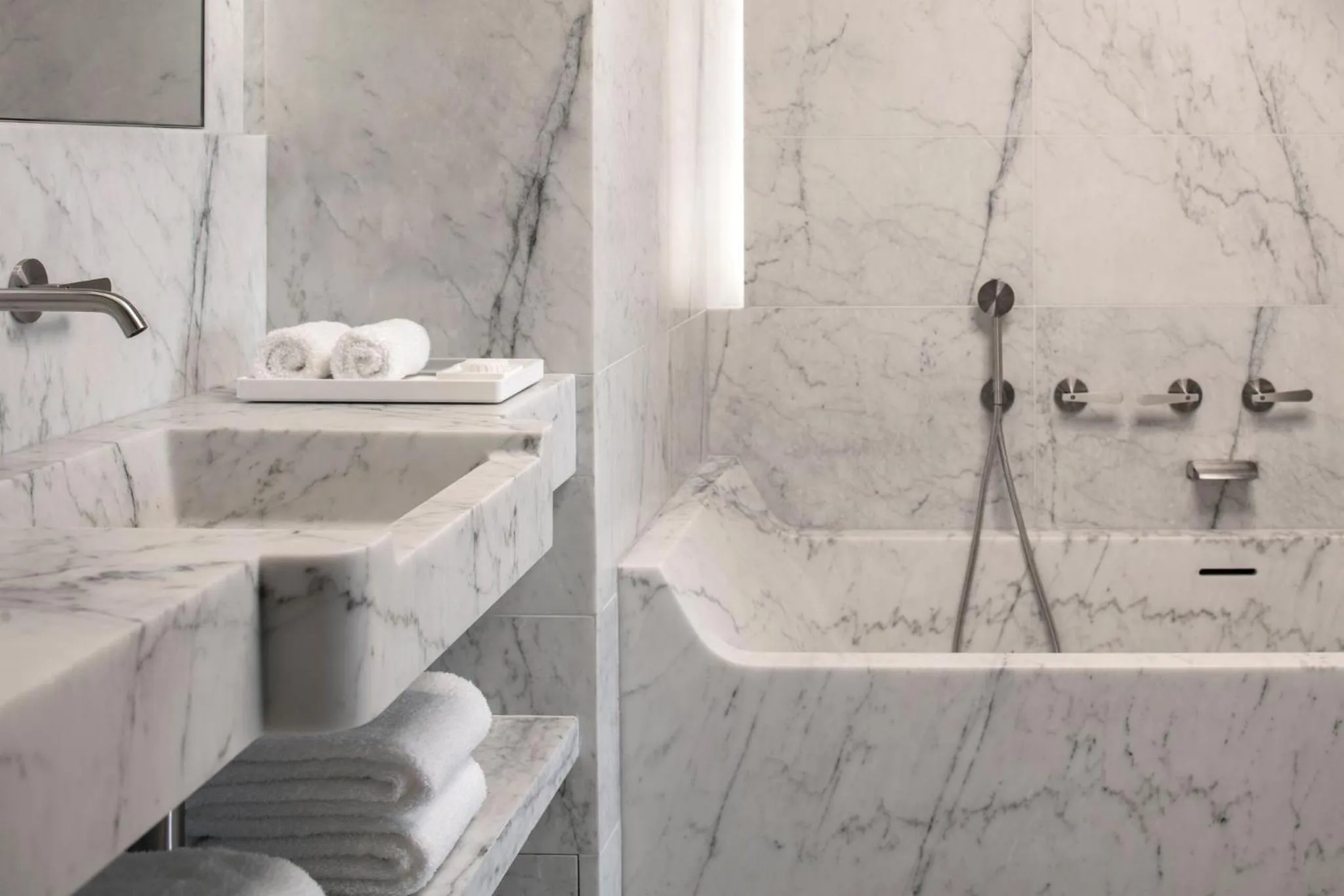 Bathroom in Mandarin Oriental Lutetia, Paris