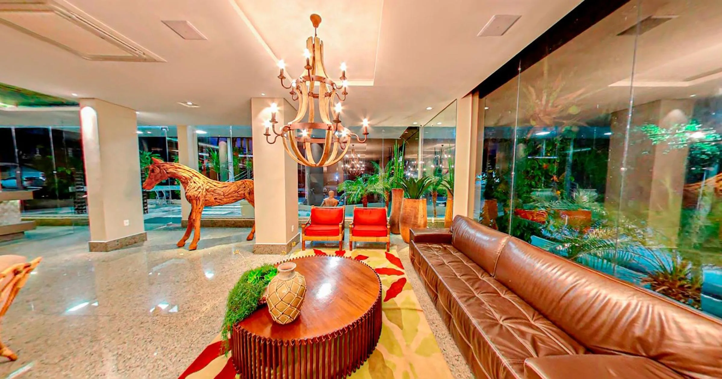 Living room in Amazon Plaza Hotel