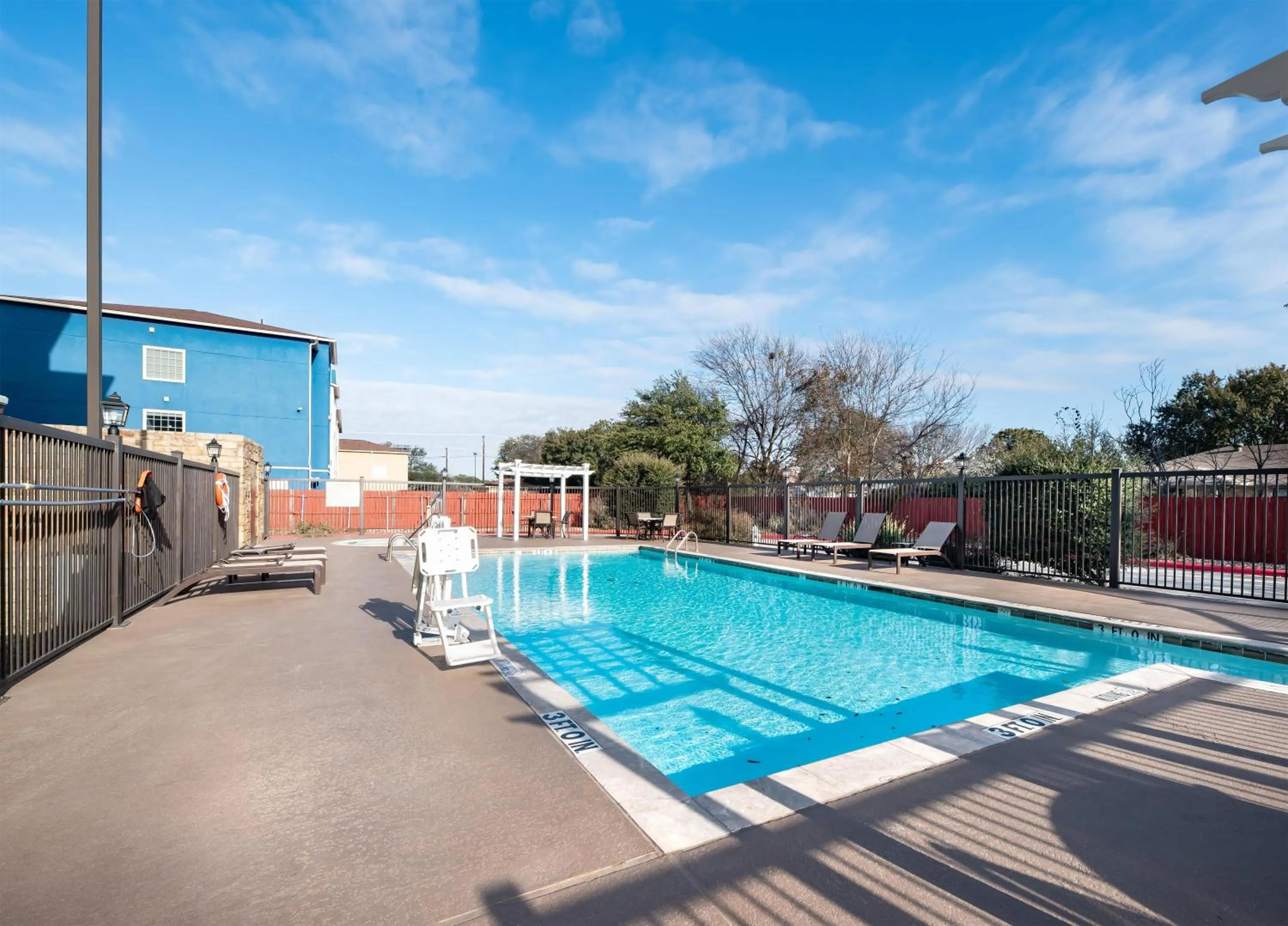 Pool view in Hampton Inn & Suites New Braunfels