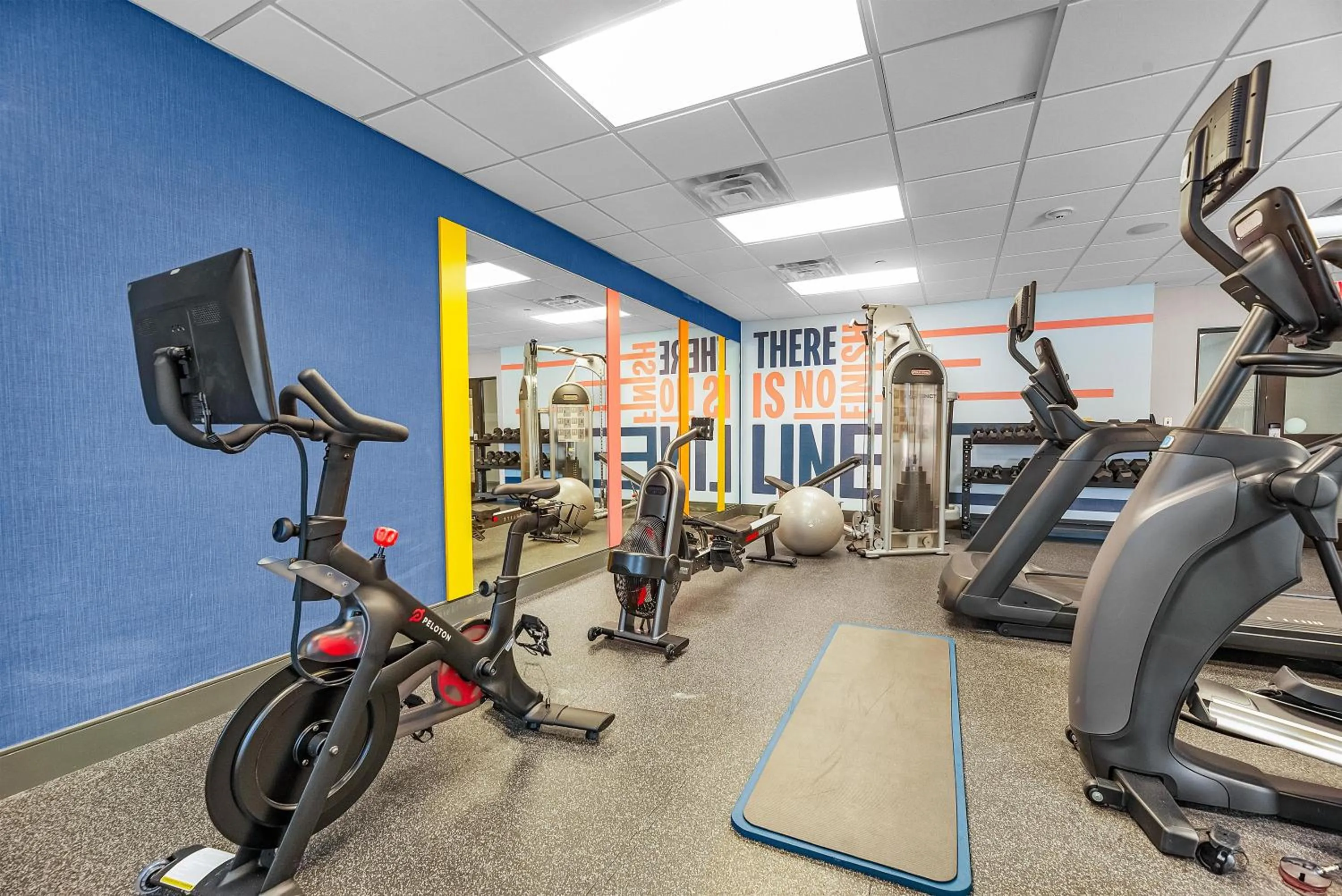 Fitness centre/facilities in Hampton Inn & Suites New Braunfels