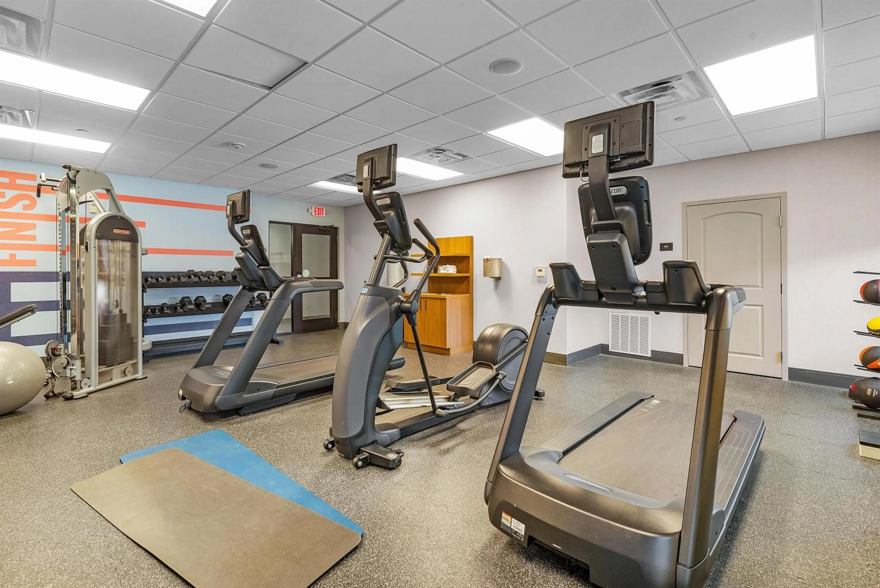 Fitness centre/facilities in Hampton Inn & Suites New Braunfels