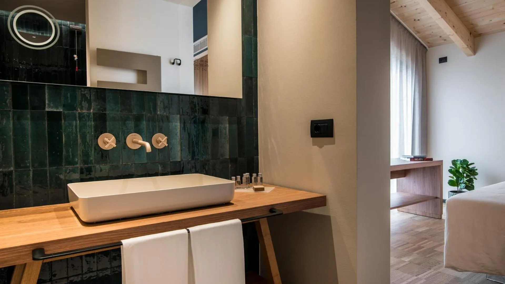 Bathroom in Terme Preistoriche Resort & Spa