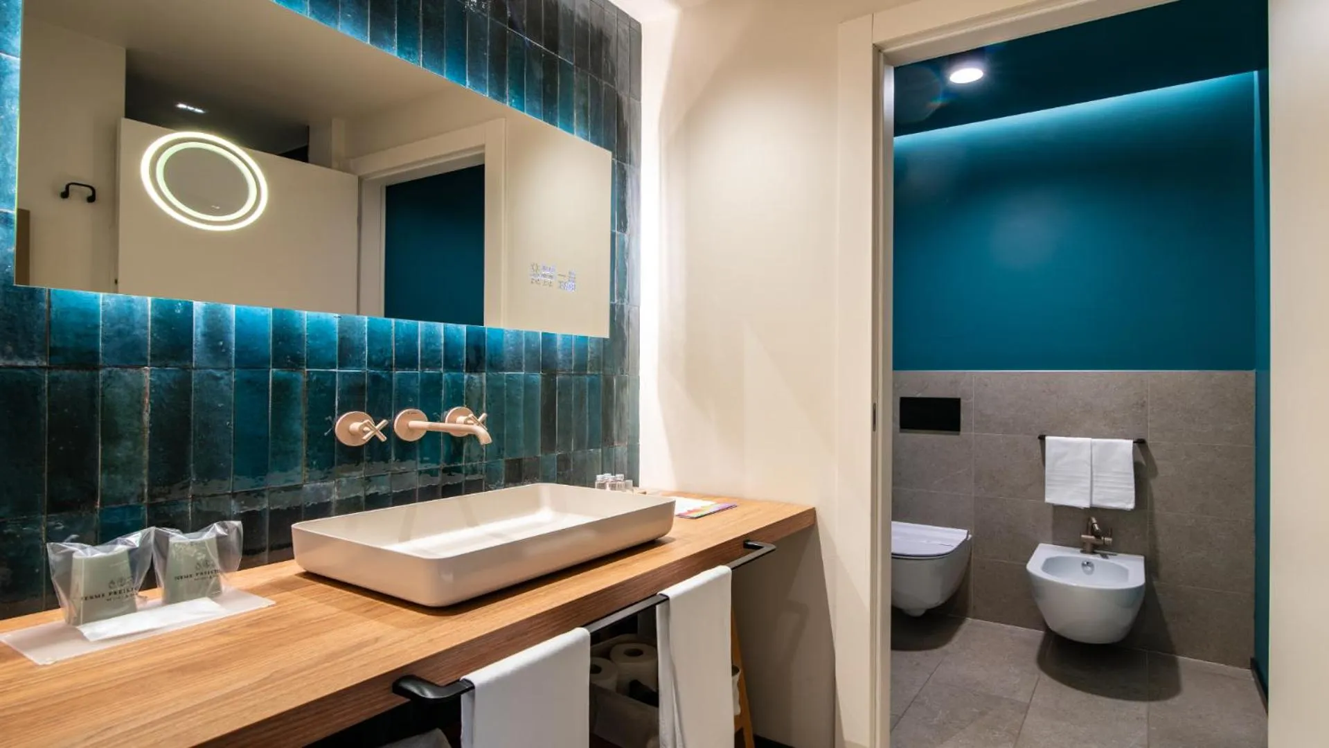 Bathroom in Terme Preistoriche Resort & Spa