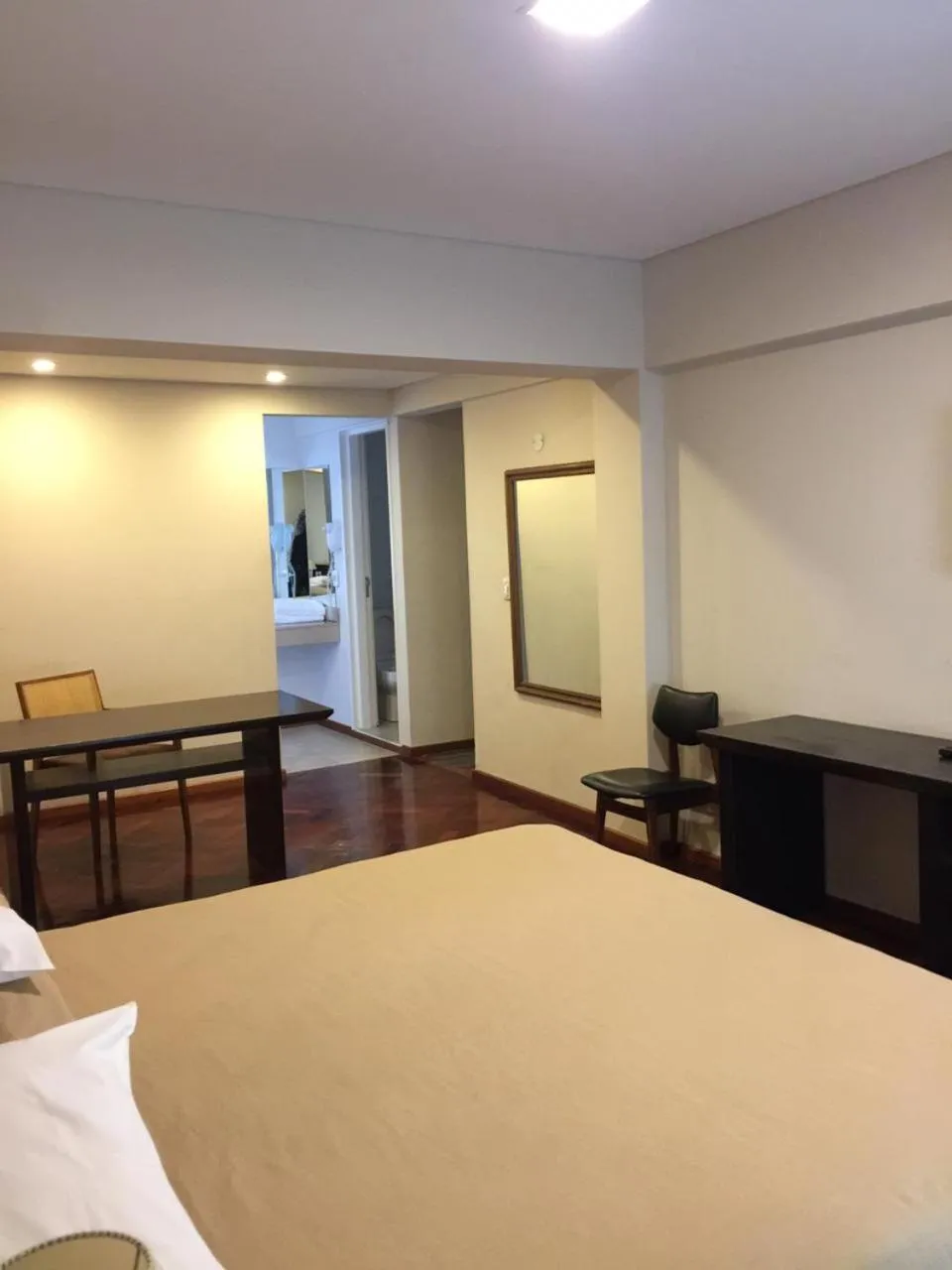 Bed in Hotel Cervantes