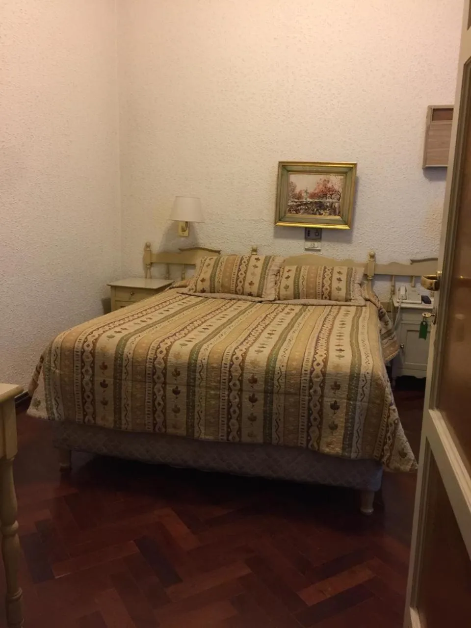 Bed in Hotel Cervantes