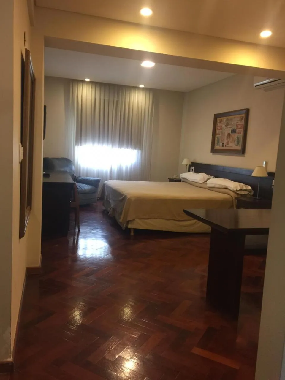 Bed in Hotel Cervantes