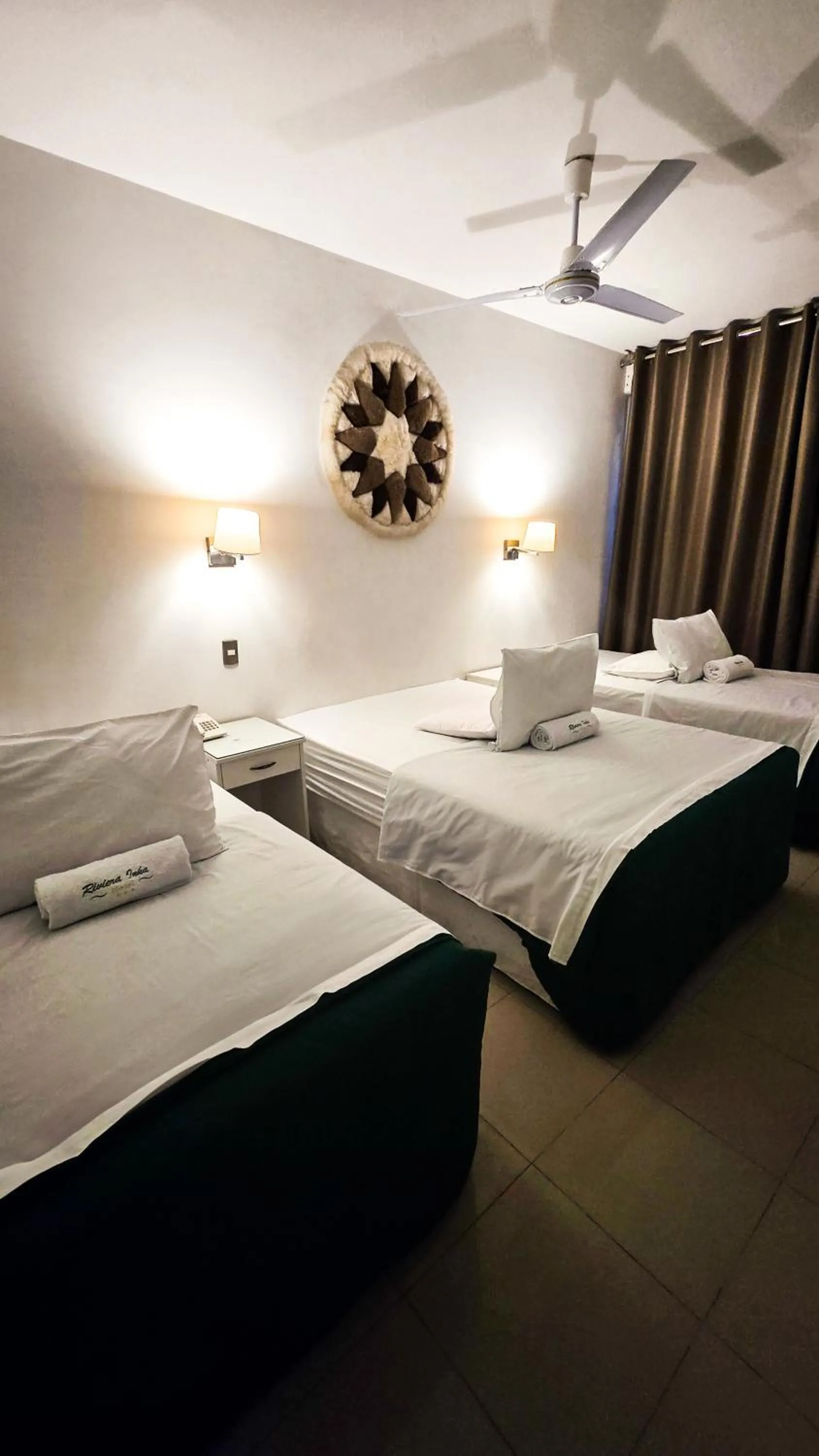 Bed in Hotel Riviera Inka Paracas