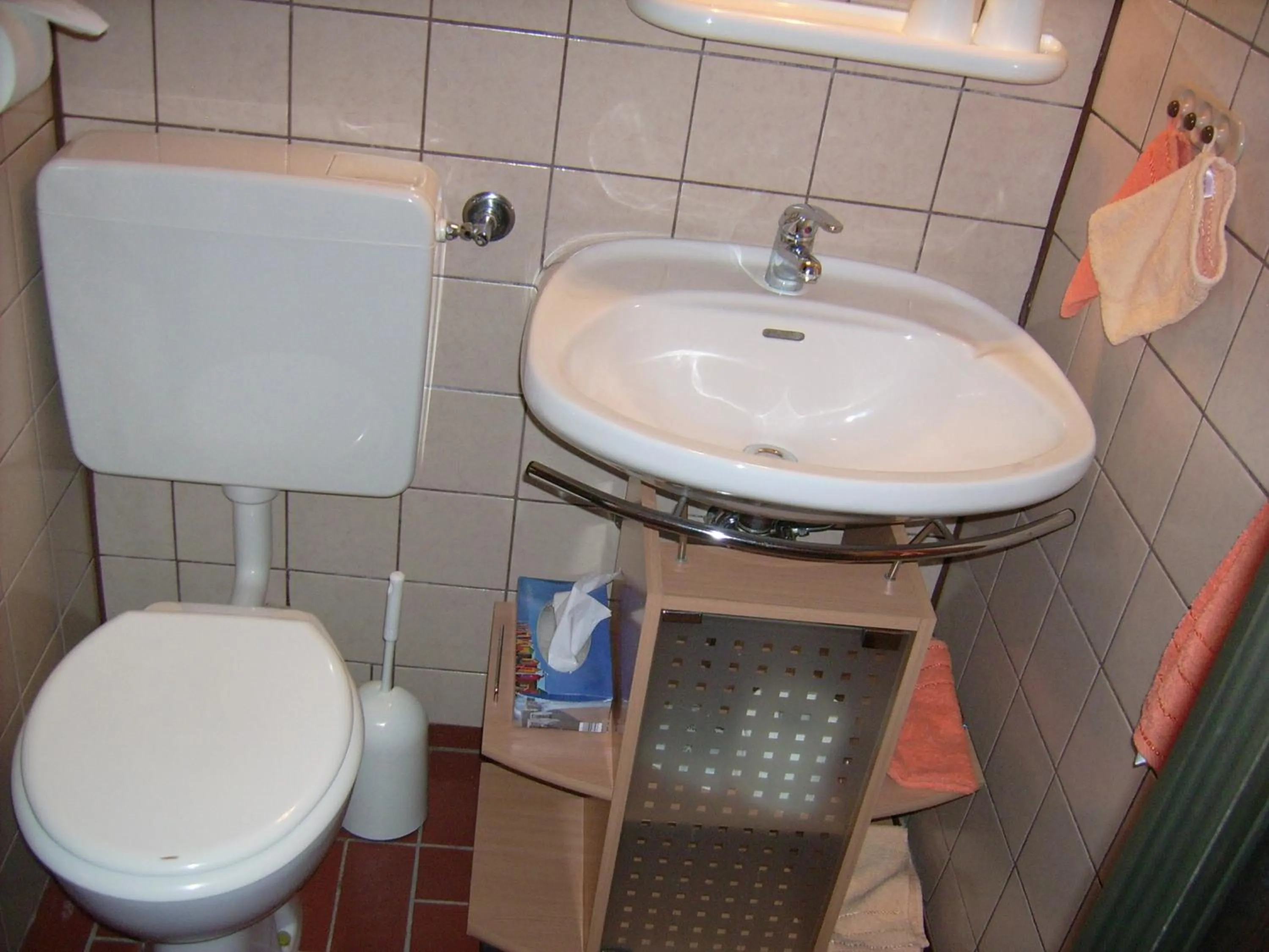 Bathroom in Gästehaus Hochrhönblick