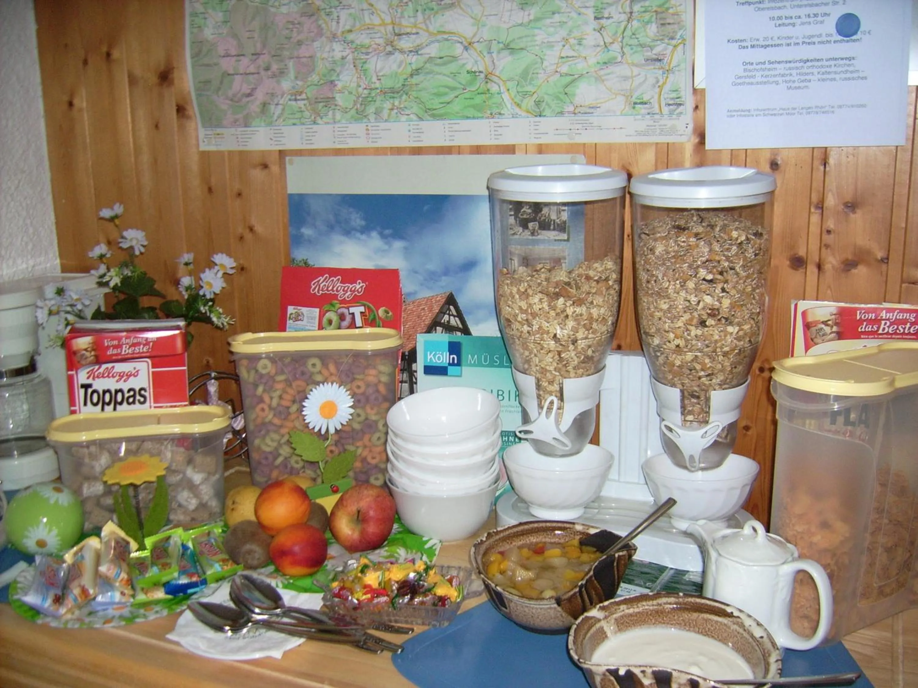 Restaurant/places to eat in Gästehaus Hochrhönblick