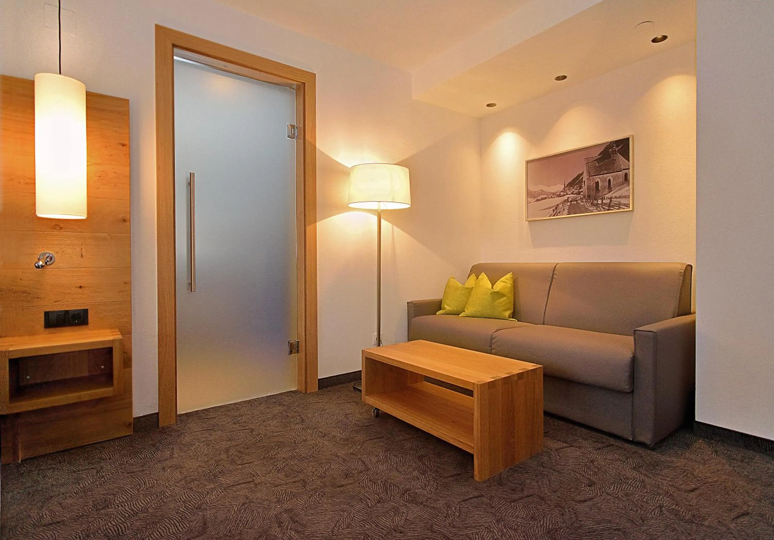 Seating area in Hotel Garni Fimba