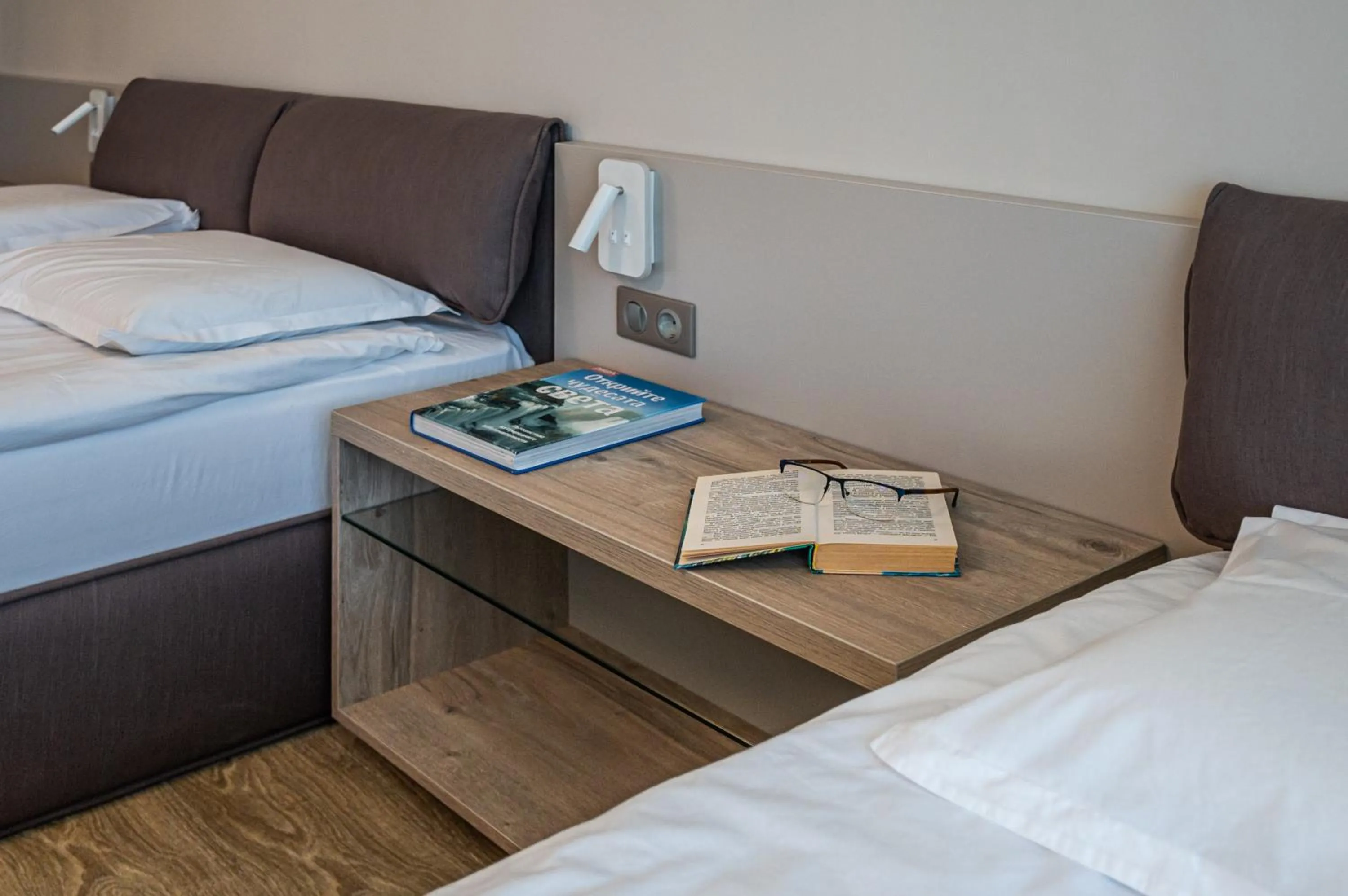 Bed in Romance Hotel and Family Suites