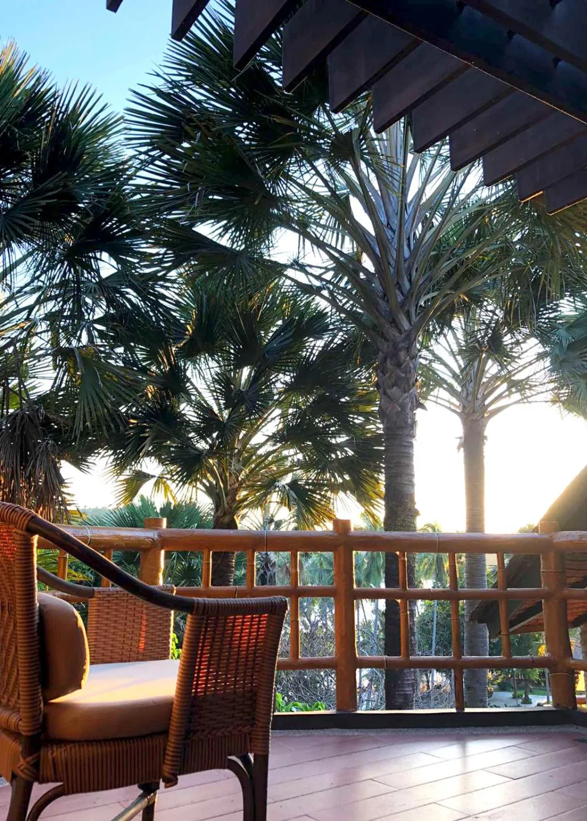 Balcony/Terrace in Fridays Puerto Galera