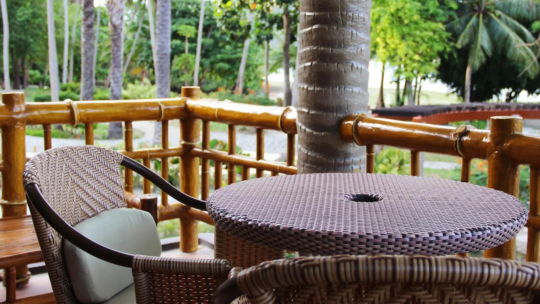 Balcony/Terrace in Fridays Puerto Galera