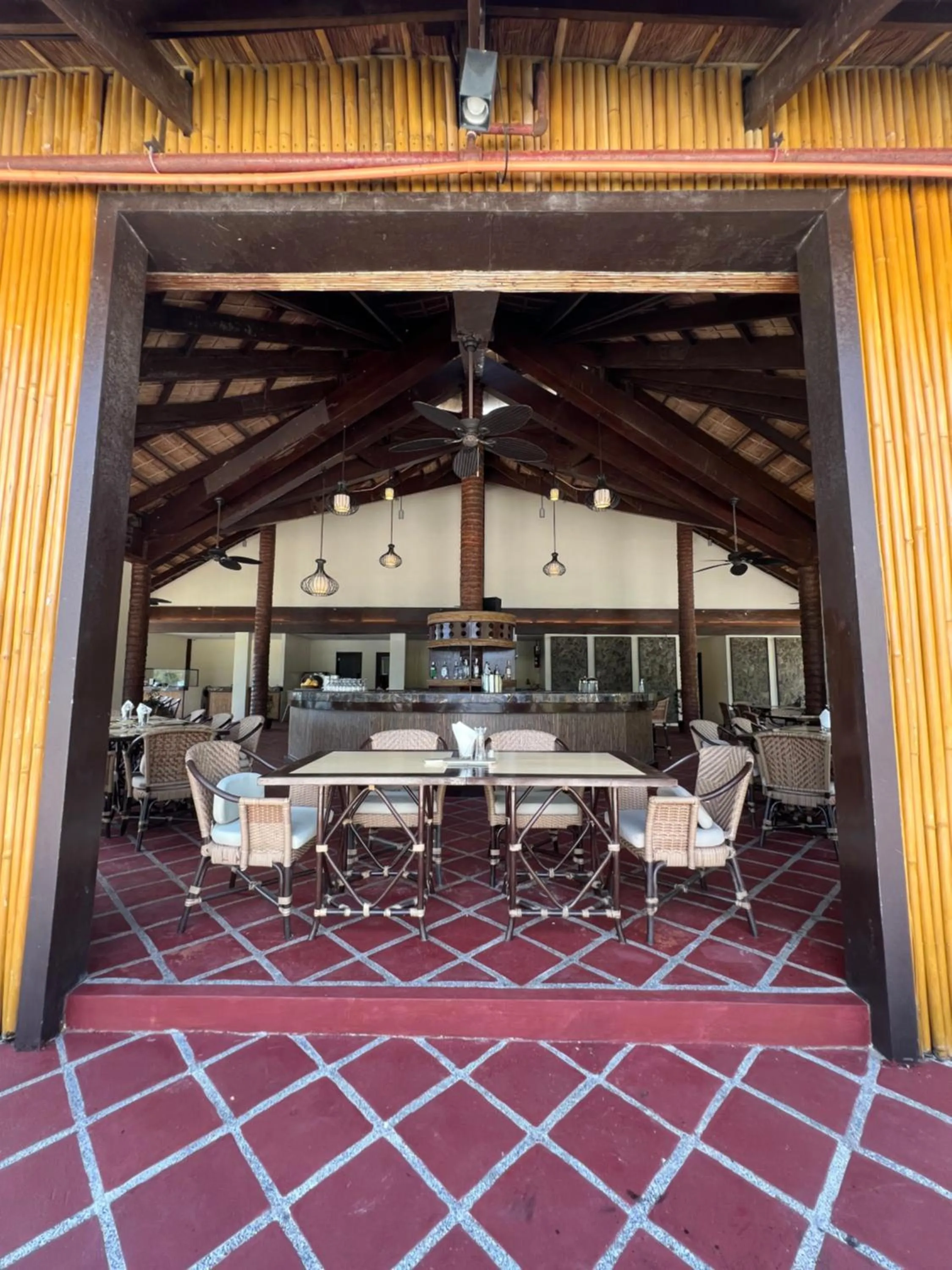 Patio in Fridays Puerto Galera