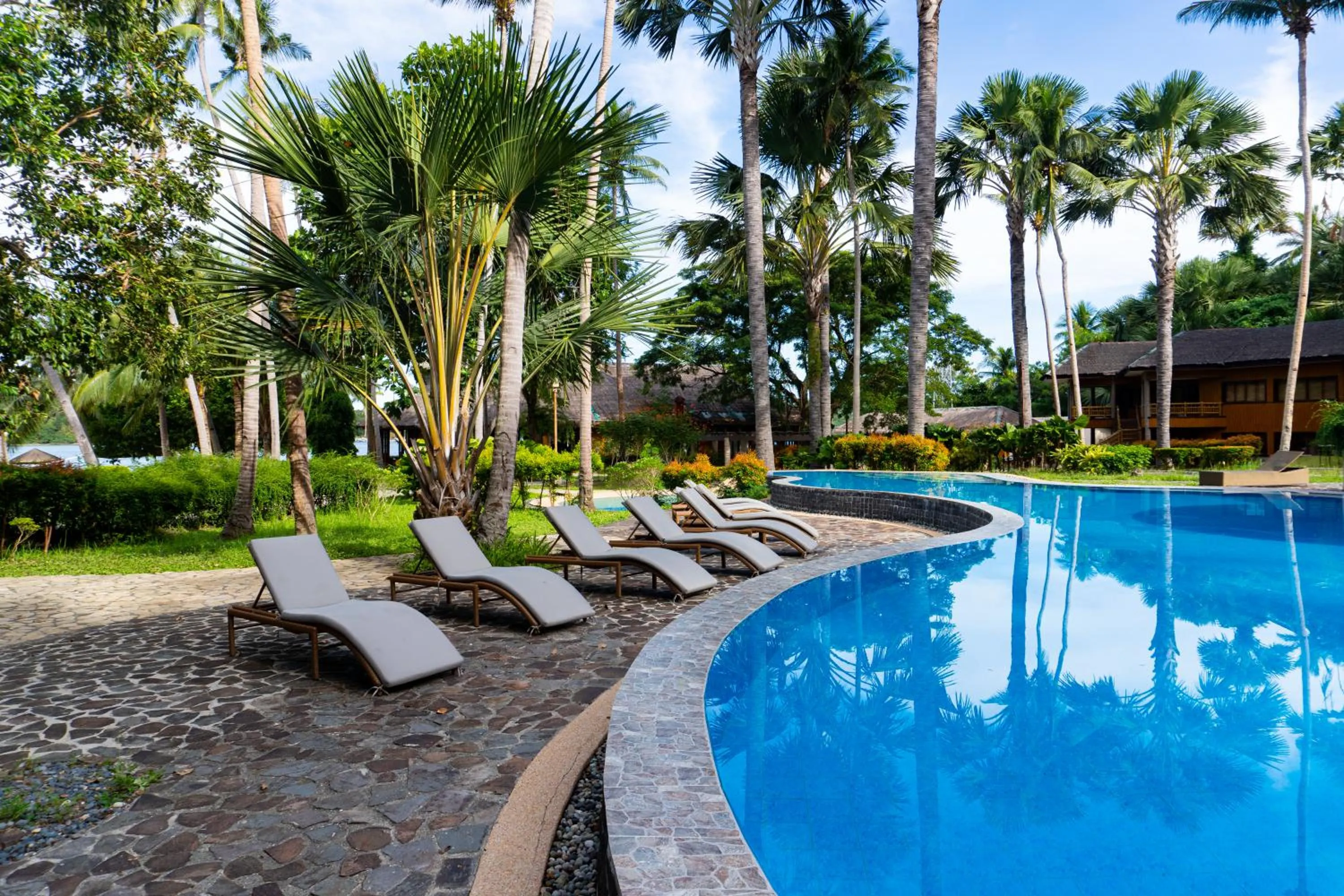 Swimming pool in Fridays Puerto Galera