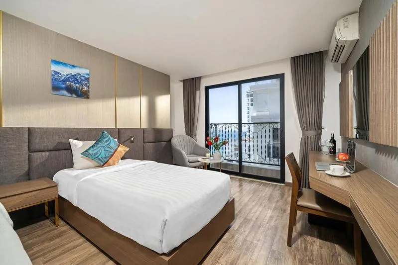 Sea view, Bed in Sochi Hotel