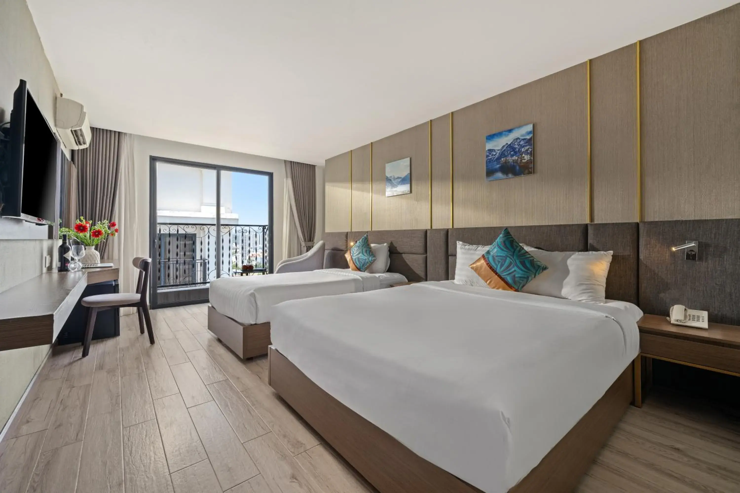 Triple Room with Balcony in Sochi Hotel Triple Room with Balcony in Sochi Hotel