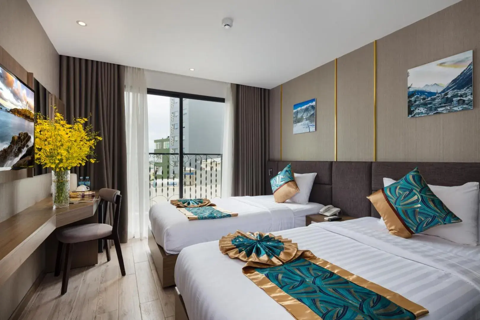 Triple Room with Sea View in Sochi Hotel Nha Trang Beach Triple Room with Sea View in Sochi Hotel Nha Trang Beach