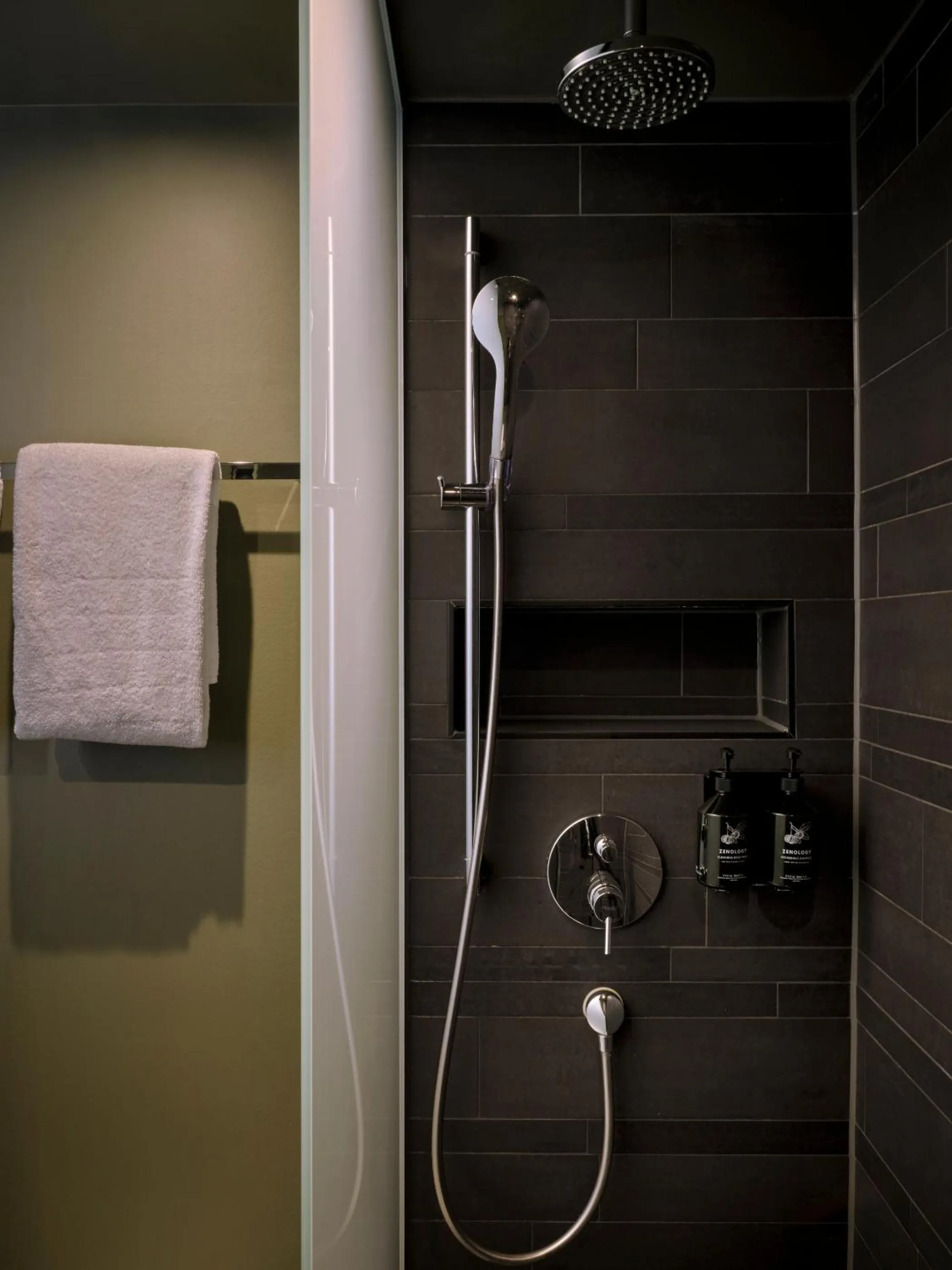 Shower in Max Brown Hotel 5th District, part of Sircle Collection