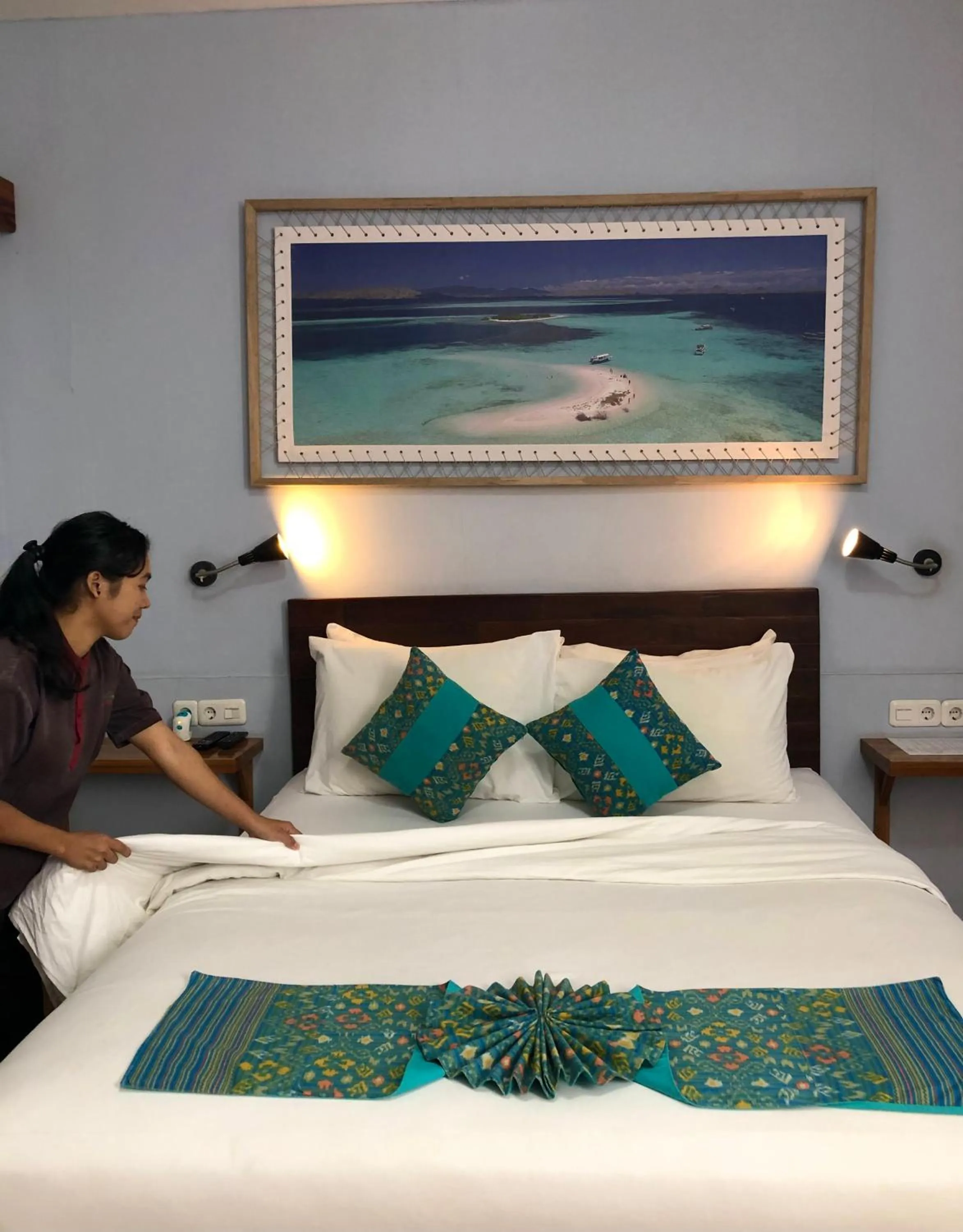 Bed in Wae Molas Hotel