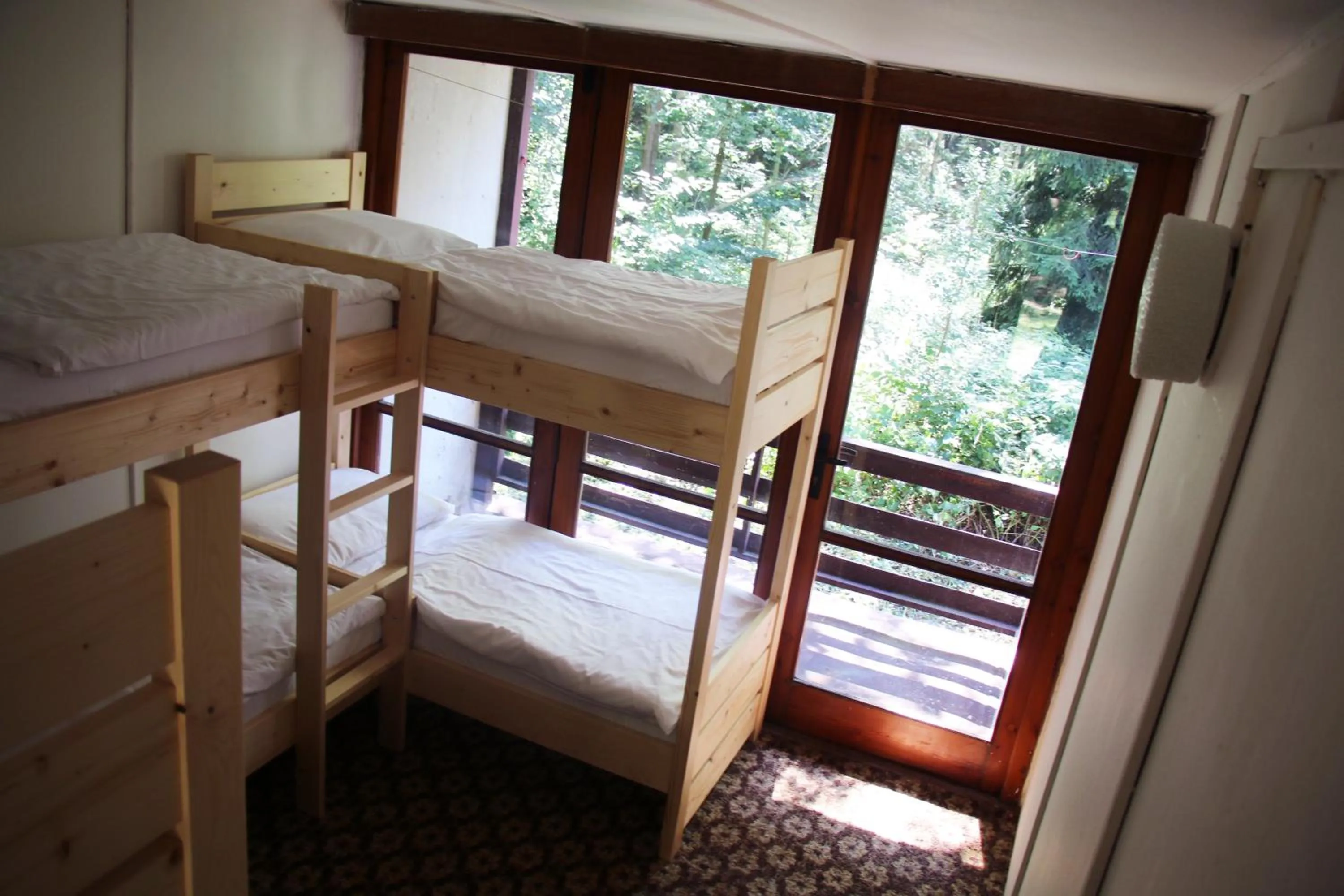 Balcony/Terrace, Bed in Hotel Medlov Depandance