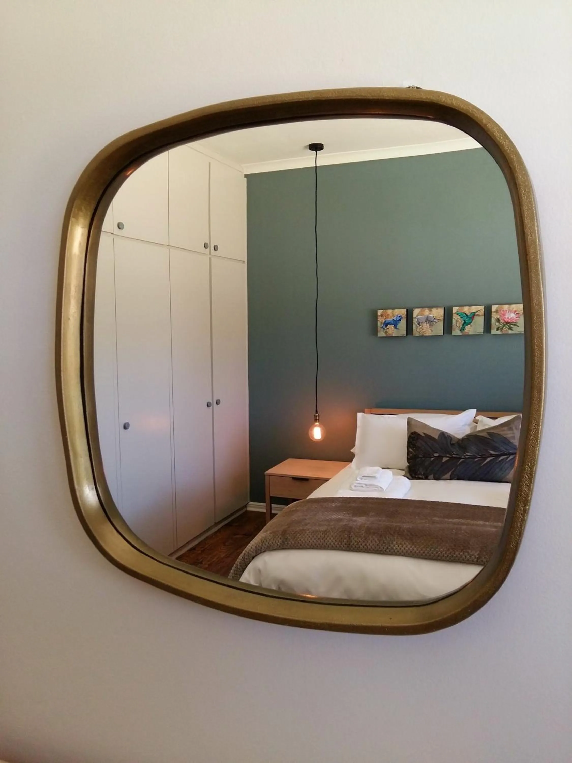 Bed in Boplaas Guesthouse