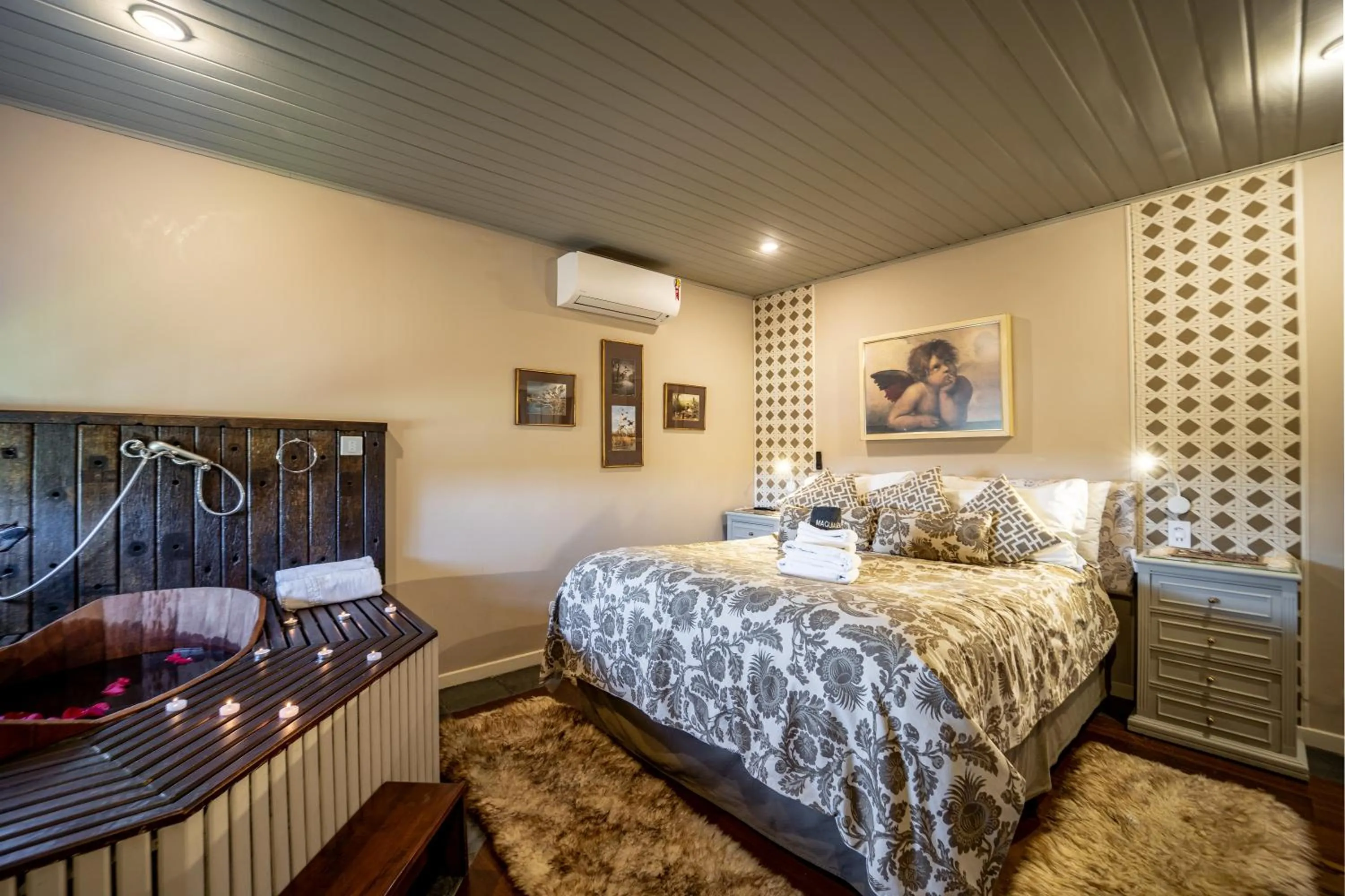 Bed in Pousada Alto Da Boa Vista