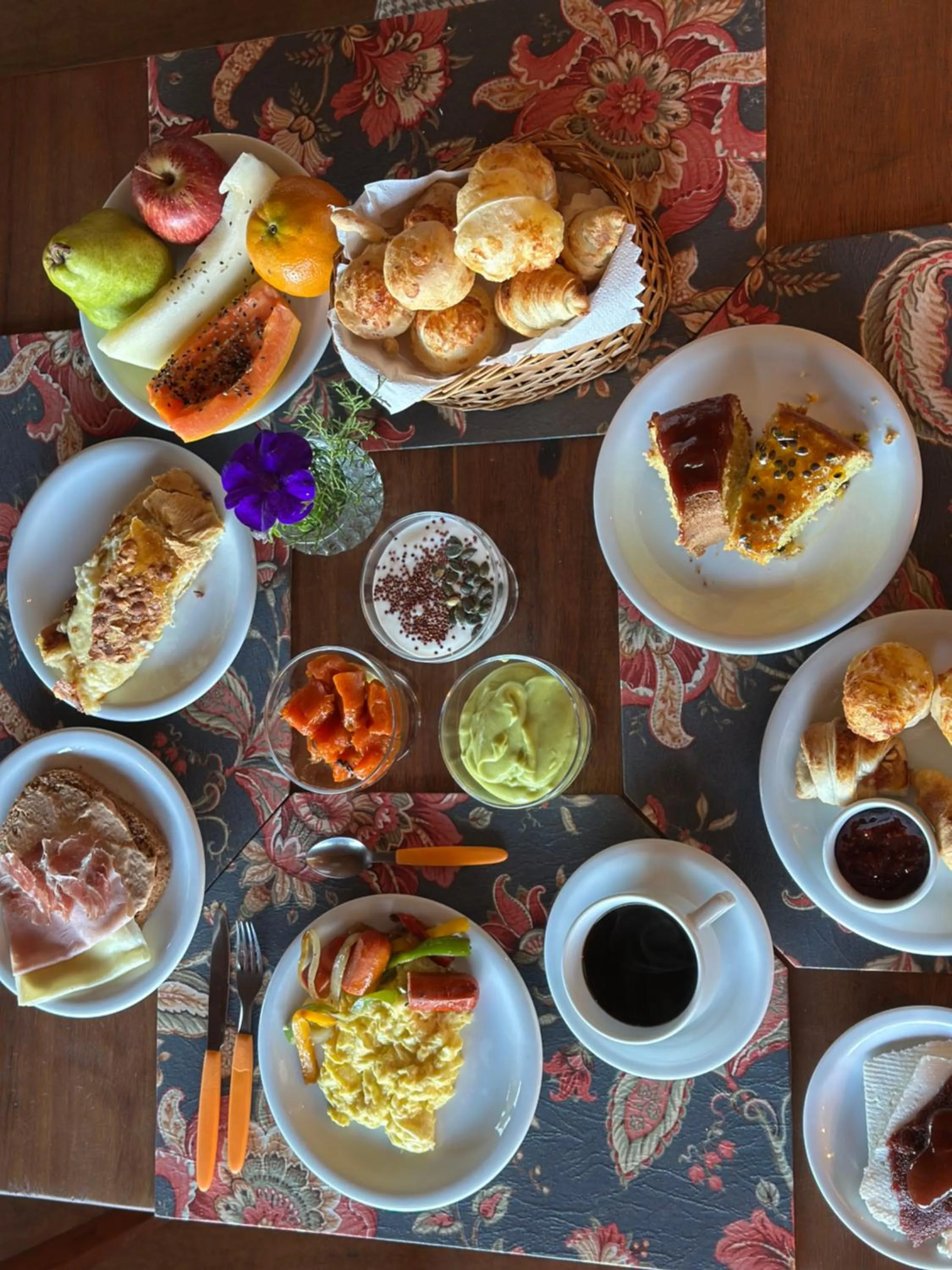 Breakfast in Pousada Alto Da Boa Vista