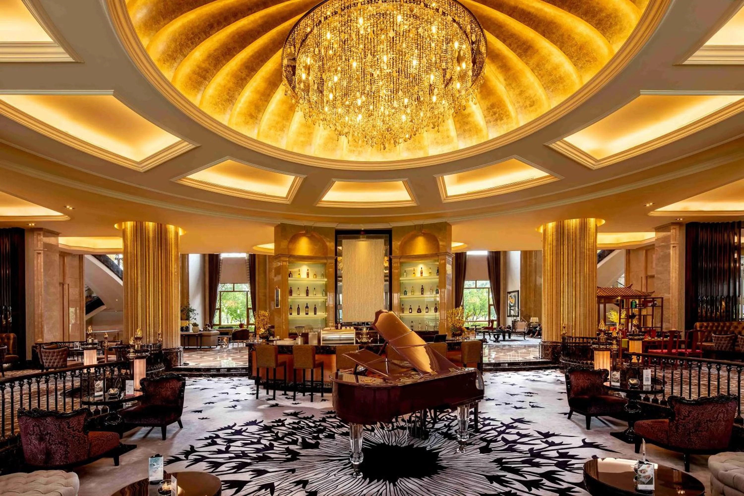 Seating area in Chateau Star River Shaanxi