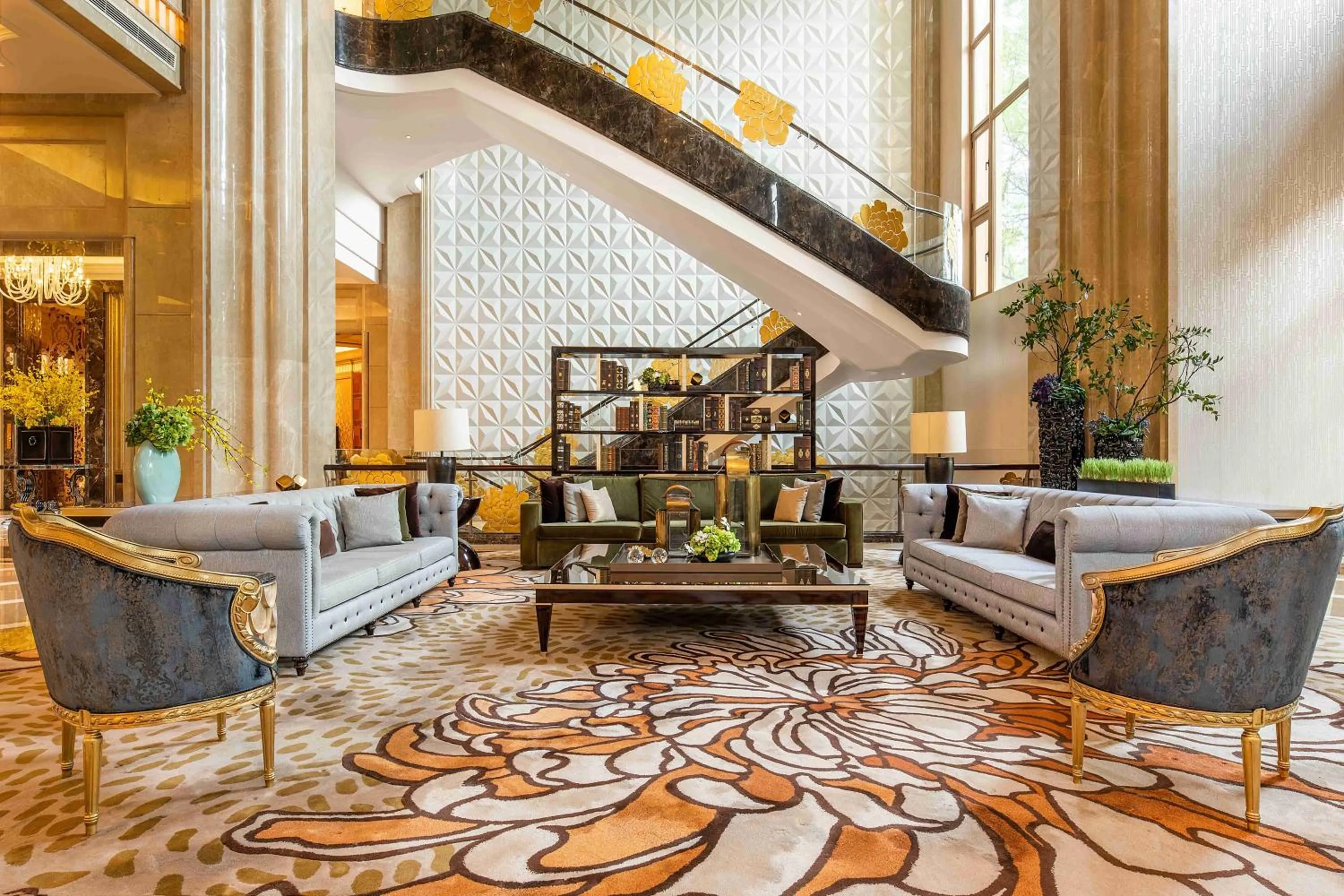 Seating area in Chateau Star River Shaanxi