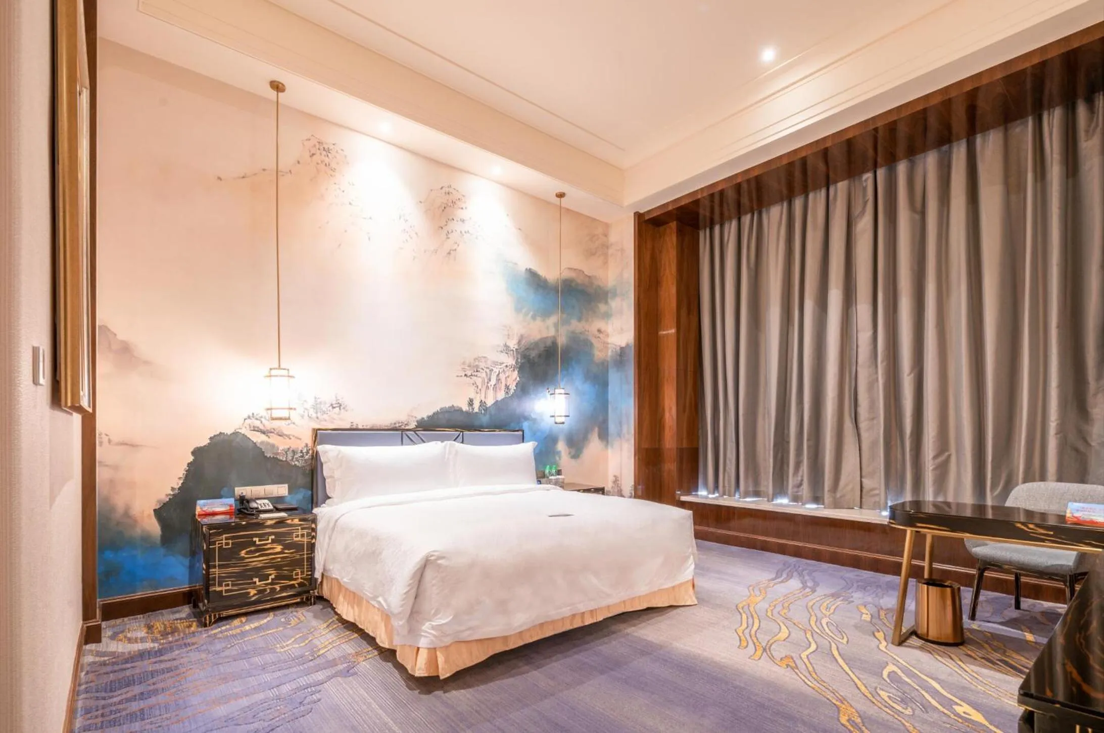 Bedroom in Chateau Star River Shaanxi