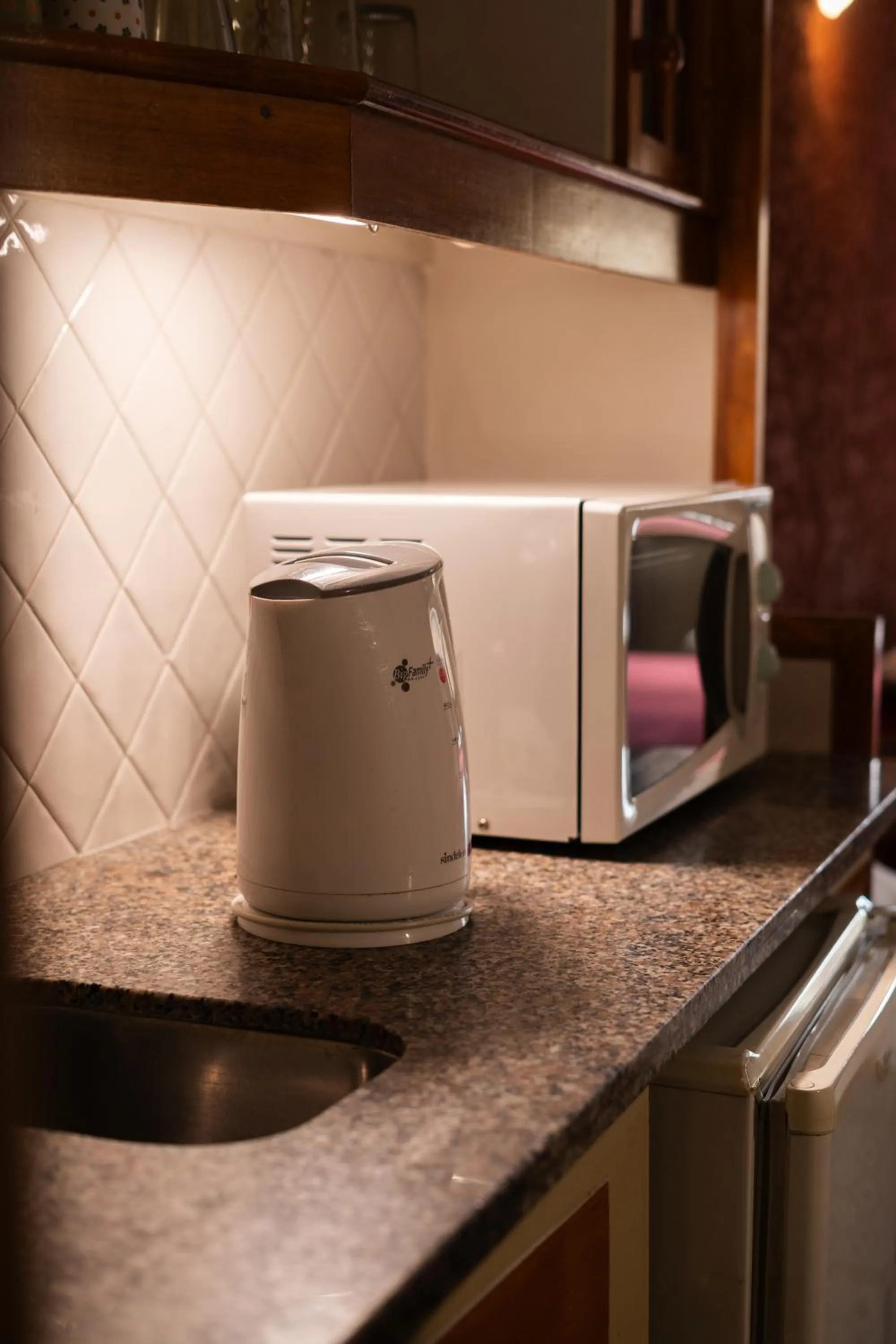 Kitchen or kitchenette in Hotel Xumec Mendoza Centro