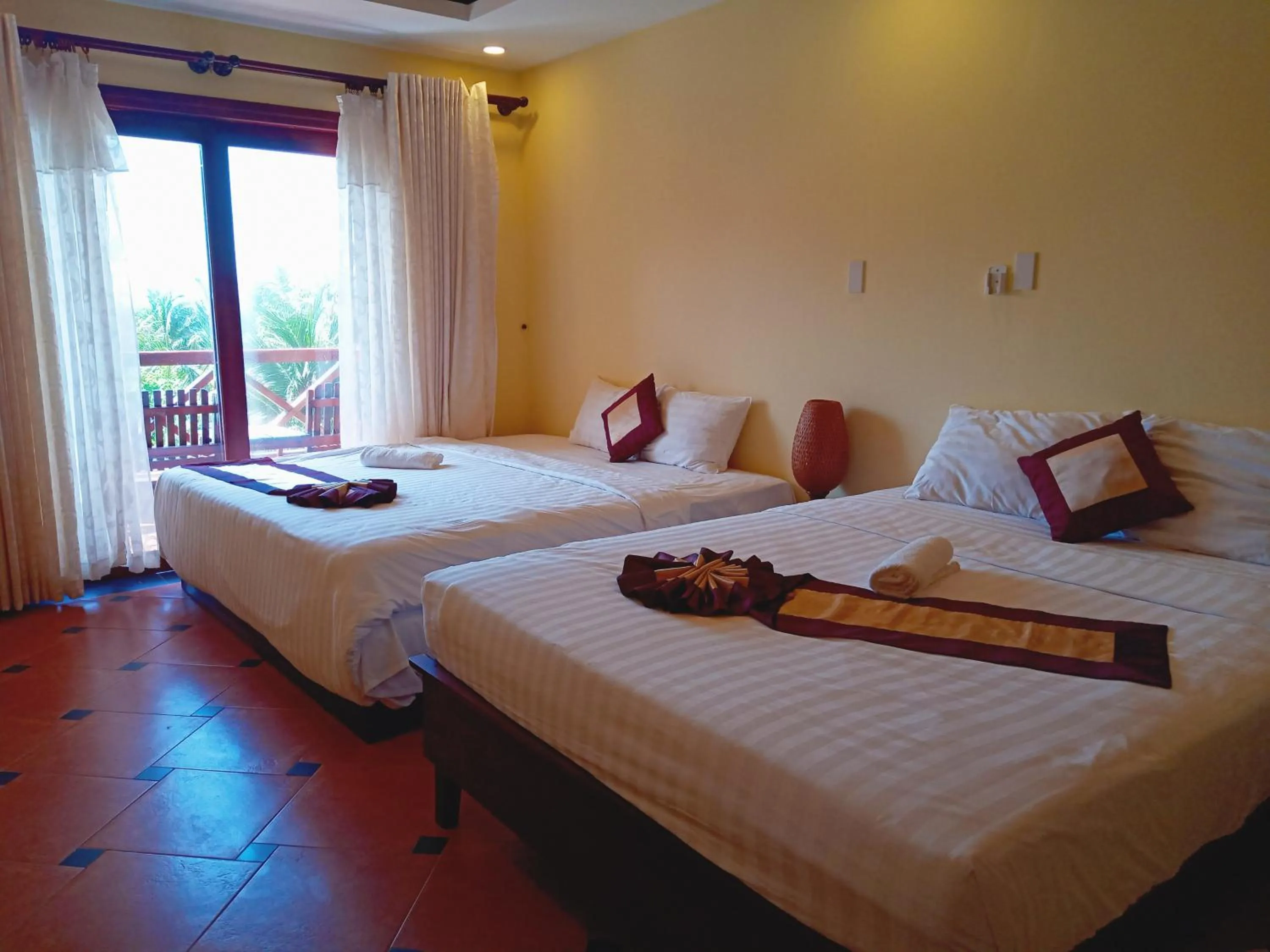 Bed in Thai Hoa Mui Ne Resort