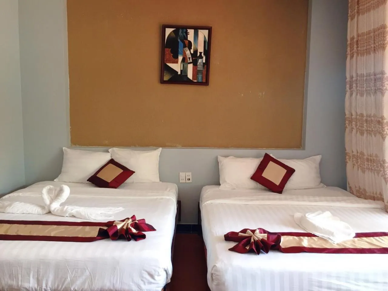 Bed in Thai Hoa Mui Ne Resort