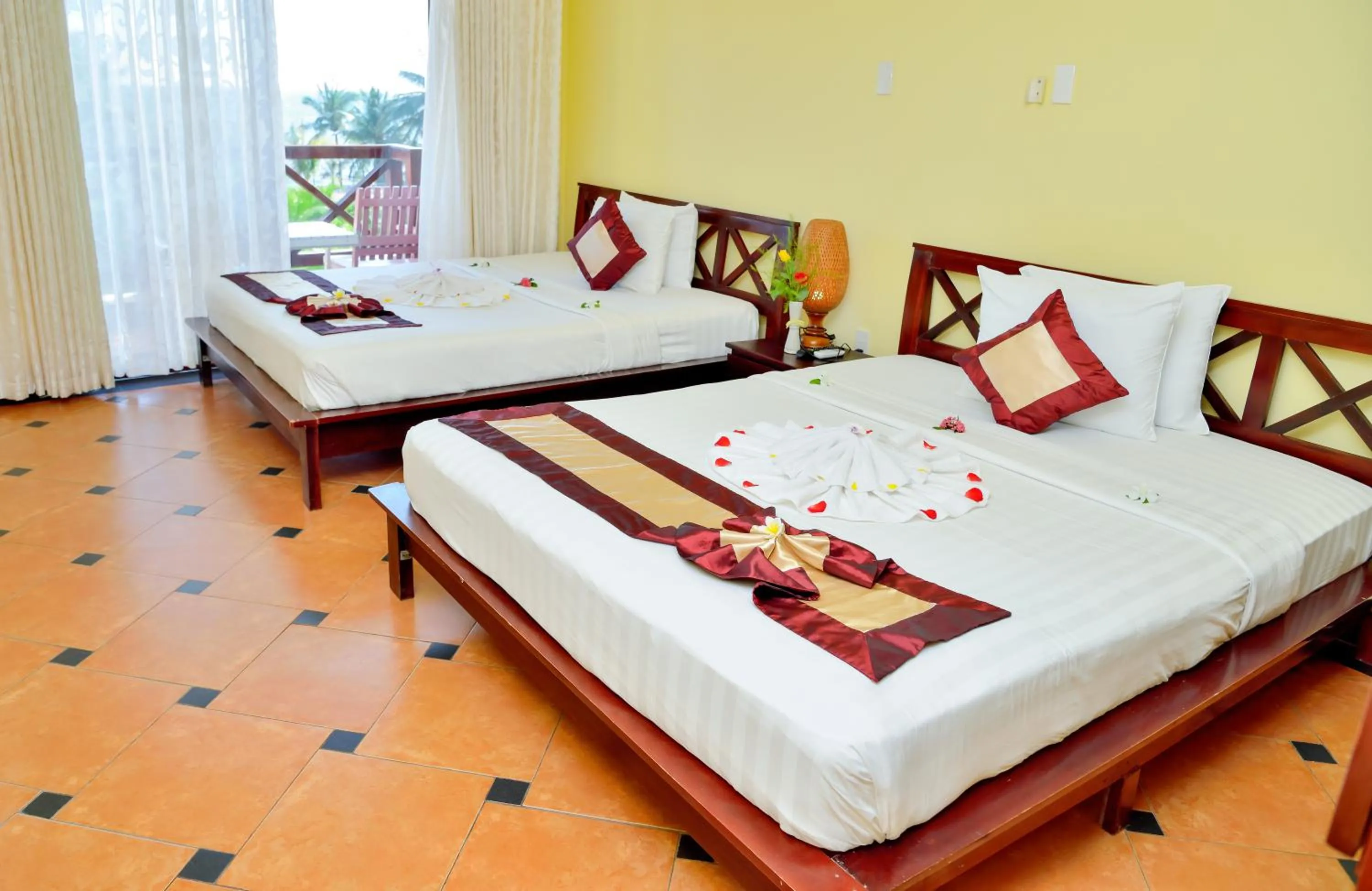 Bed in Thai Hoa Mui Ne Resort