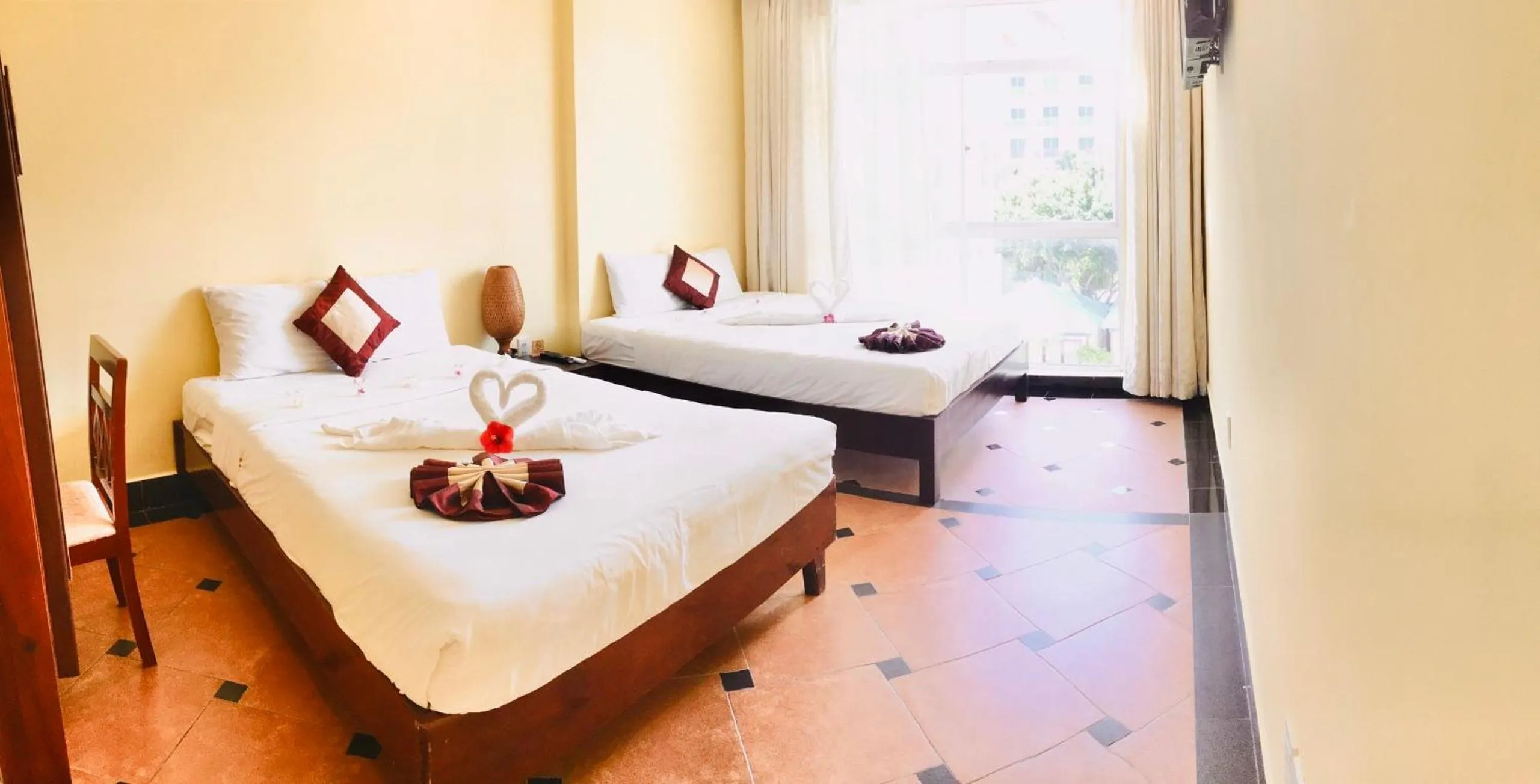 Bed in Thai Hoa Mui Ne Resort