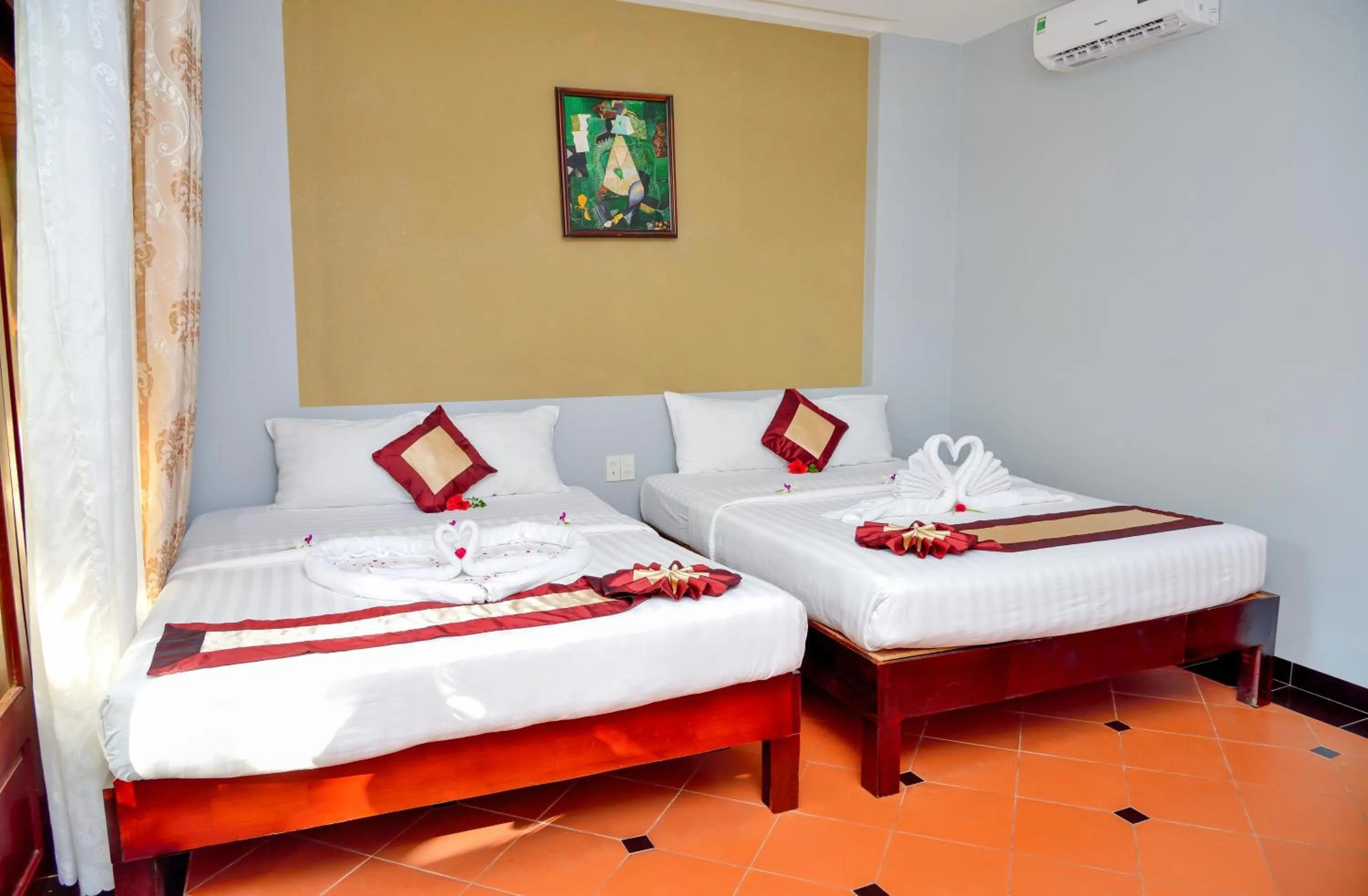 Bed in Thai Hoa Mui Ne Resort