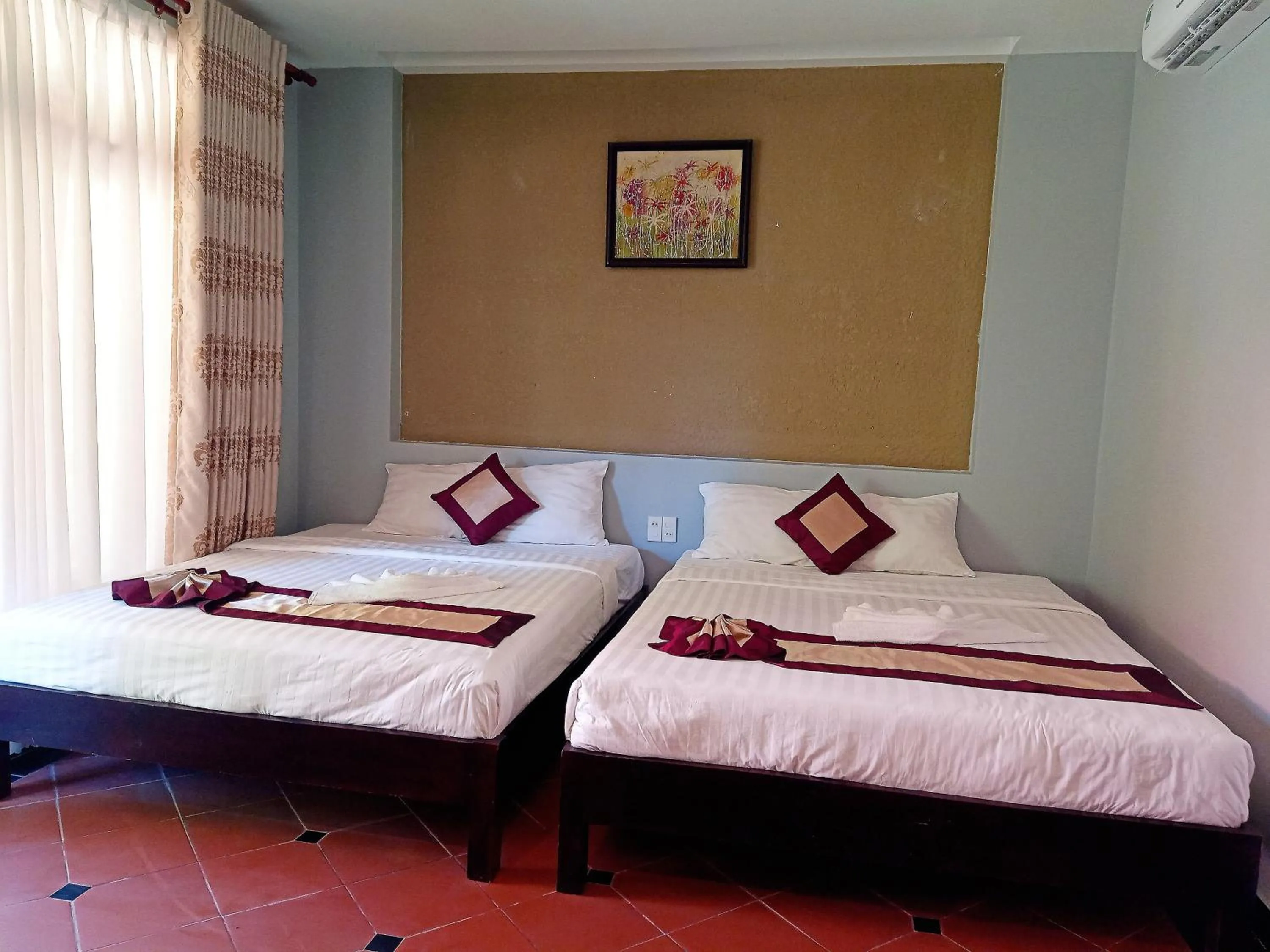 Bed in Thai Hoa Mui Ne Resort