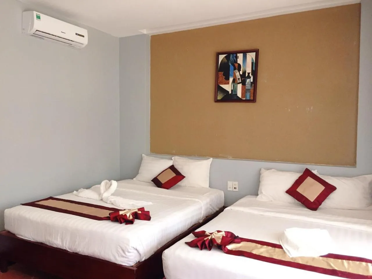 Bed in Thai Hoa Mui Ne Resort