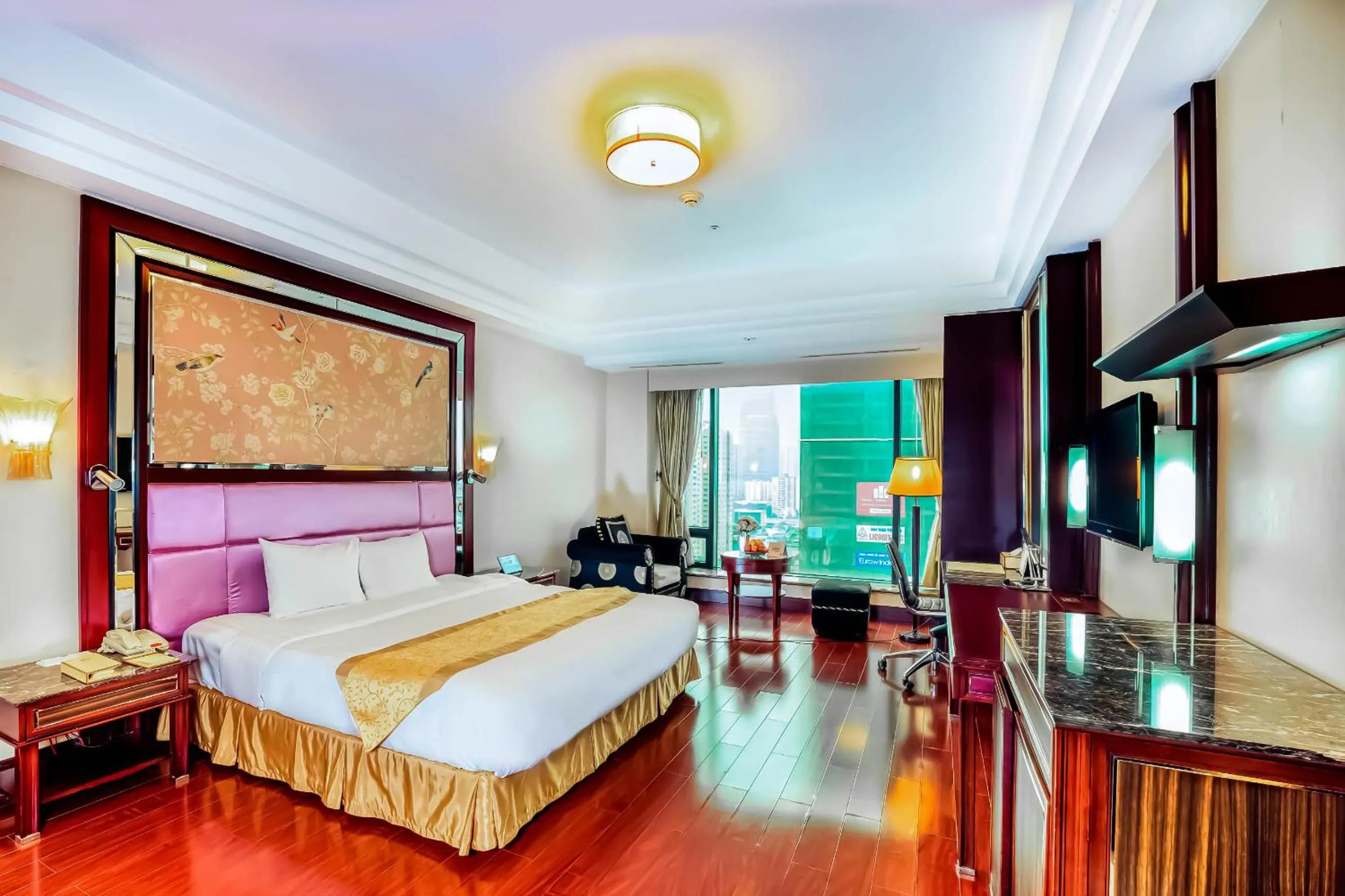 Bed in Grand Plaza Hotel Hanoi