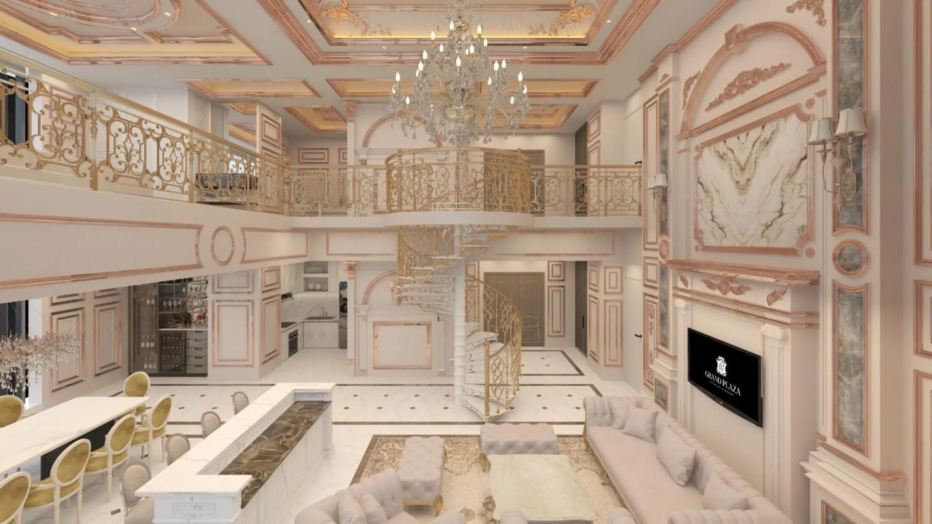 Living room in Grand Plaza Hotel Hanoi