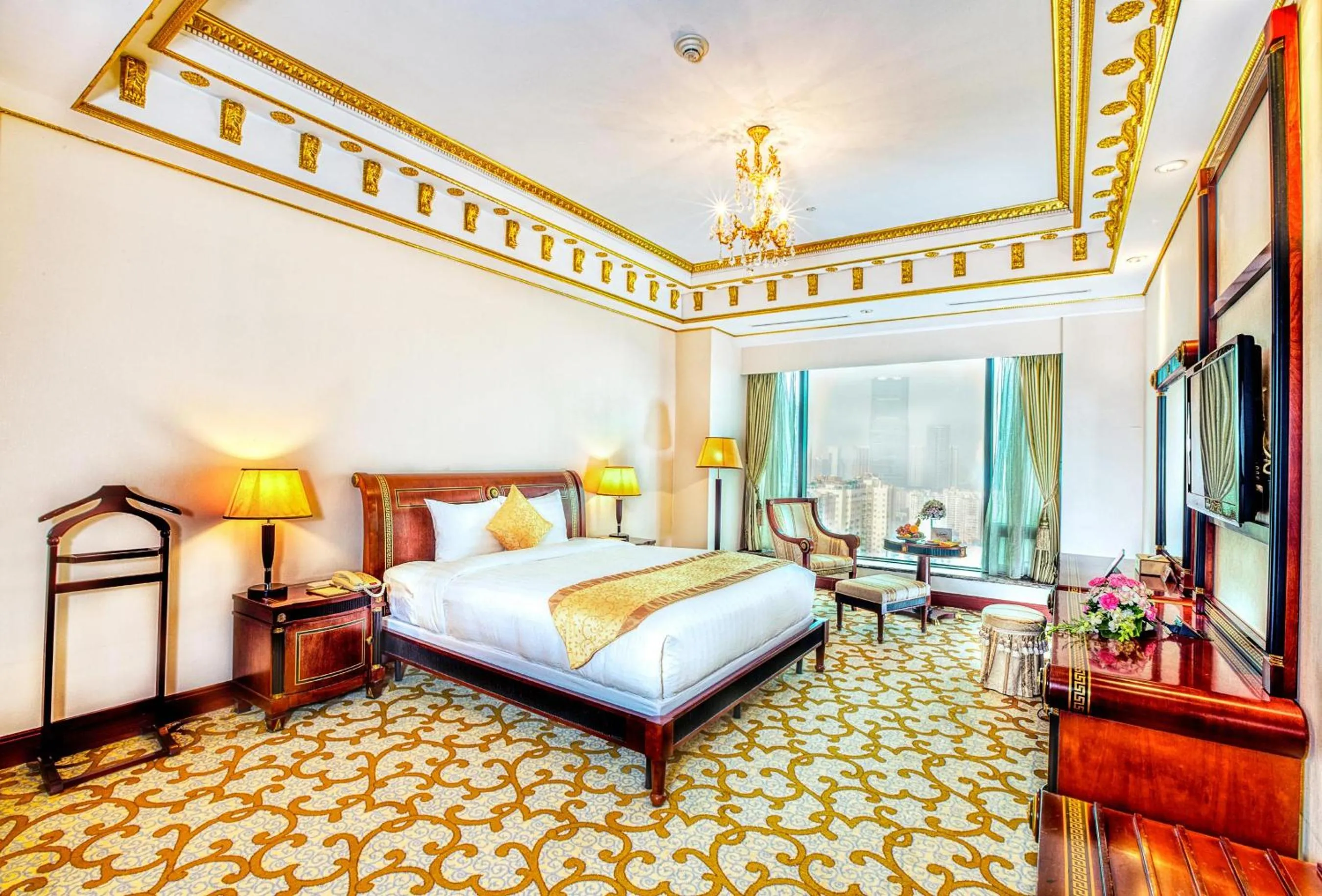 Bed in Grand Plaza Hotel Hanoi
