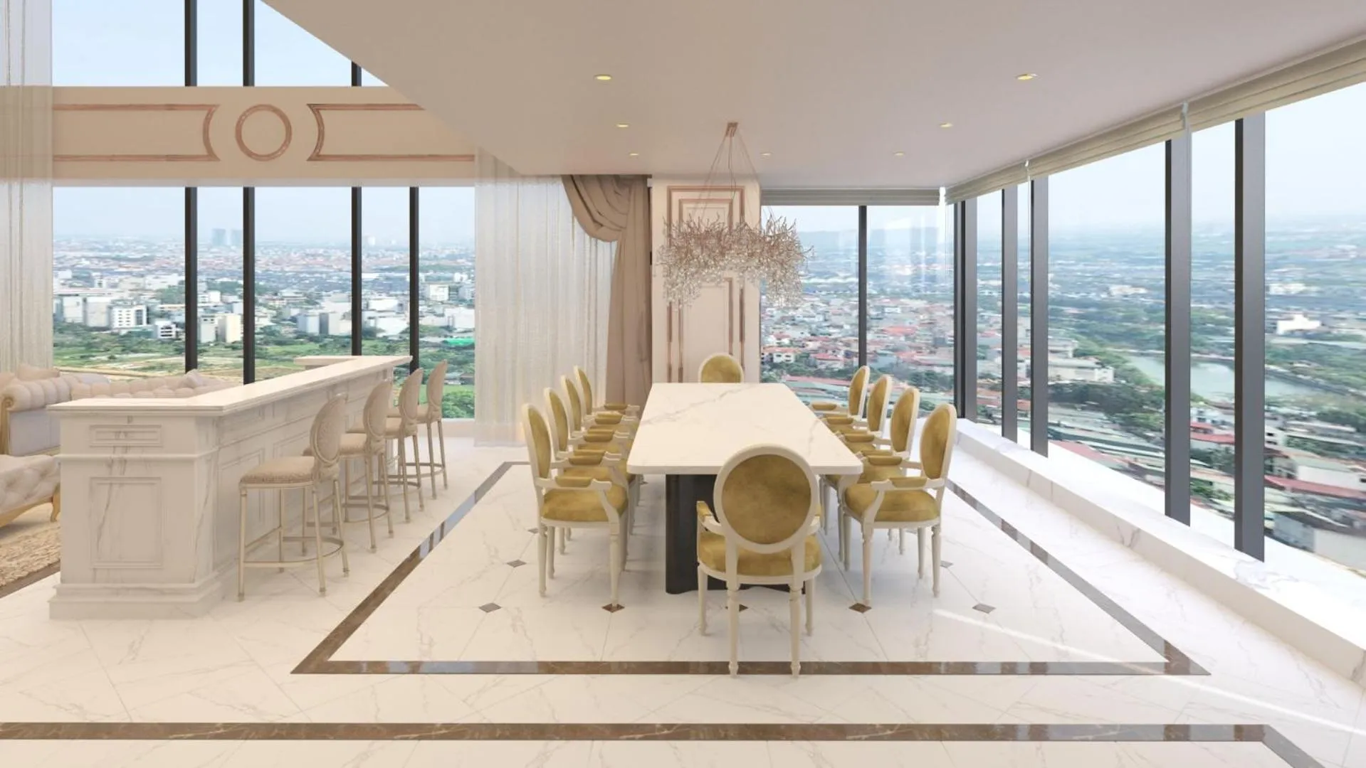 Living room in Grand Plaza Hotel Hanoi