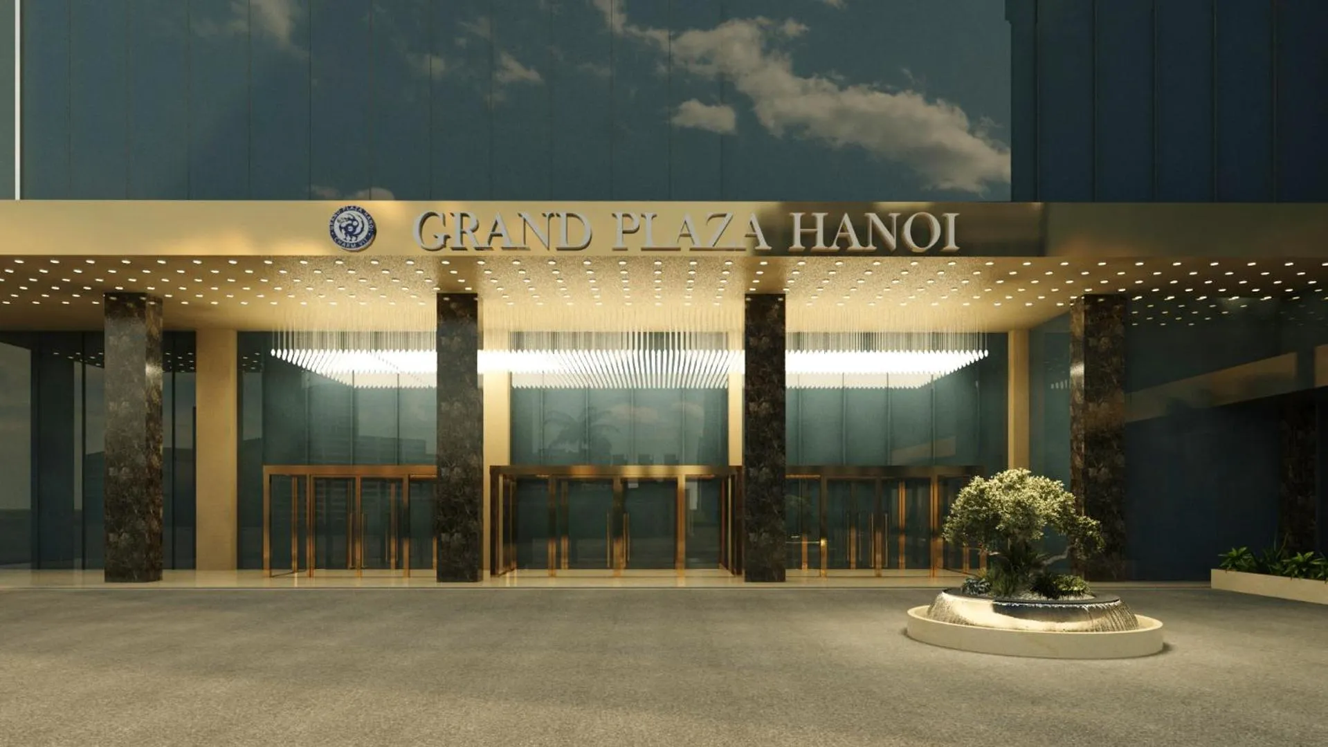 Facade/entrance in Grand Plaza Hotel Hanoi