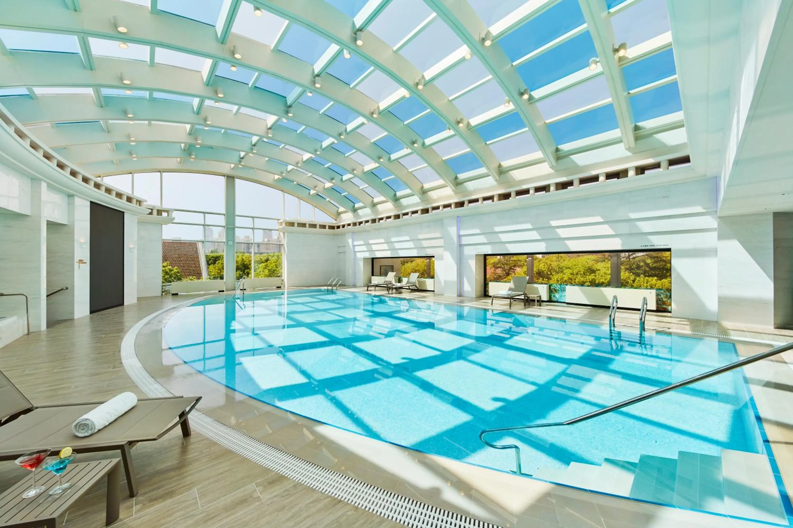 Swimming pool in Radisson Collection Hotel, Xing Guo Shanghai