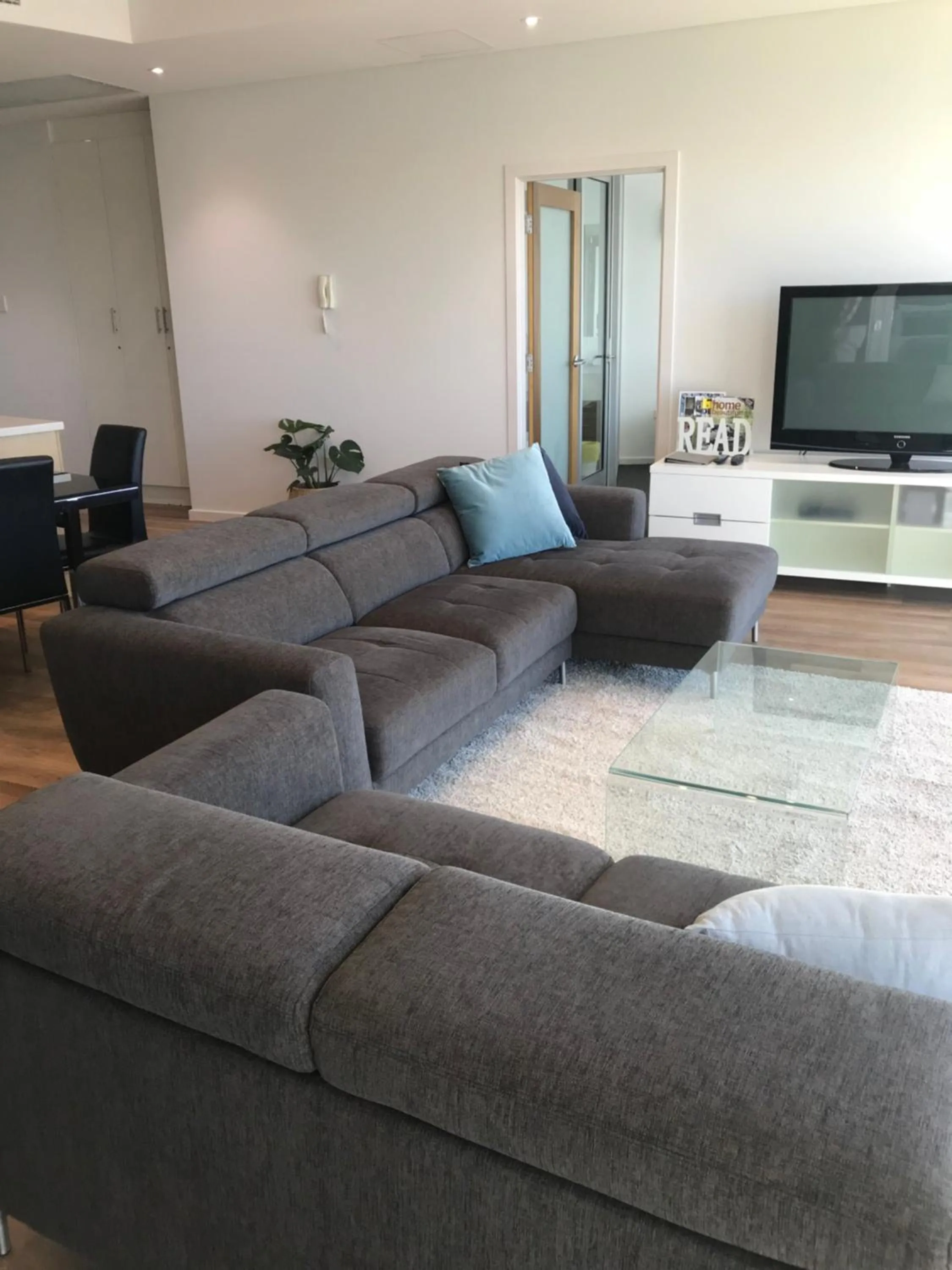 Living room in Wallaroo Marina Apartments