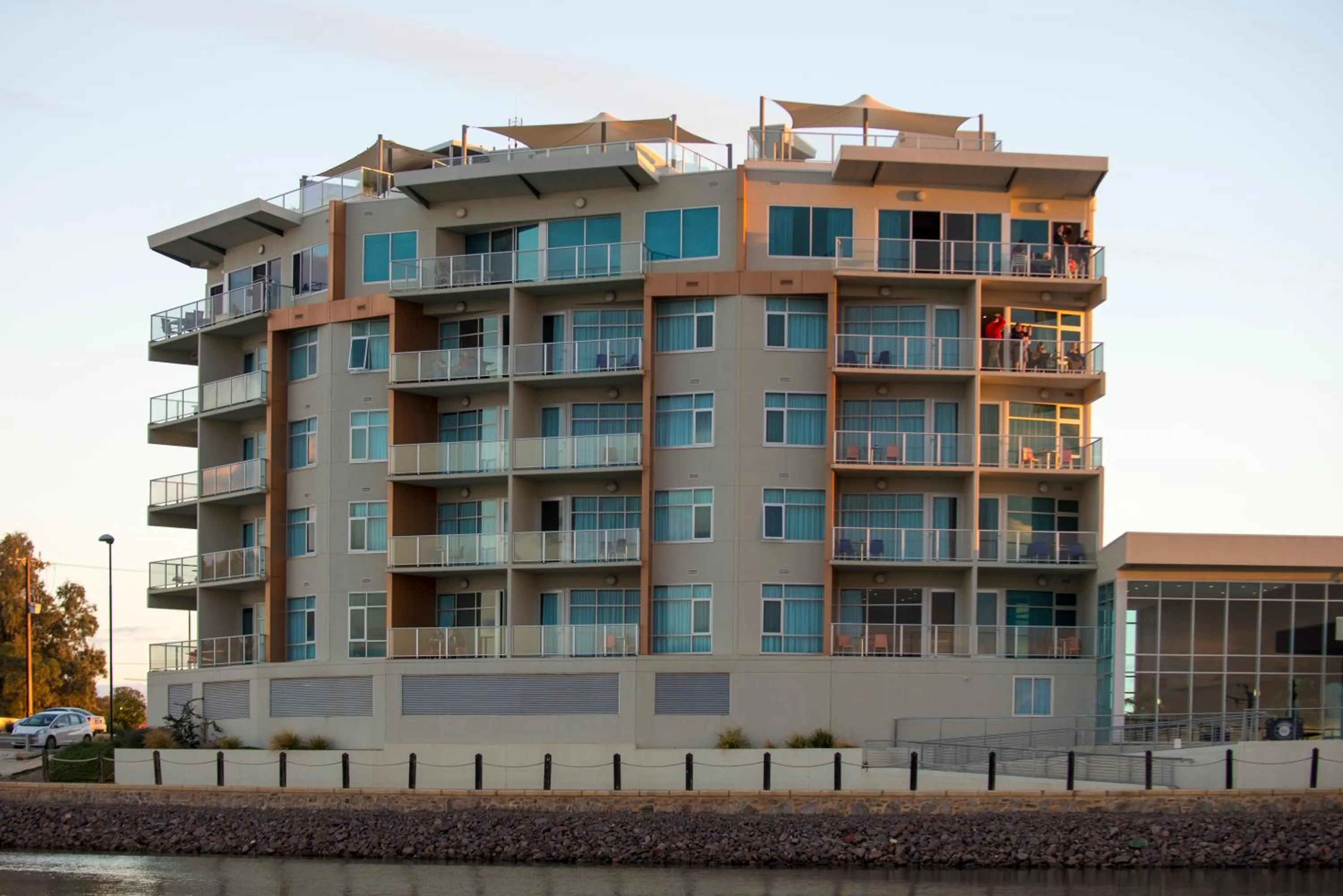 Facade/entrance in Wallaroo Marina Apartments