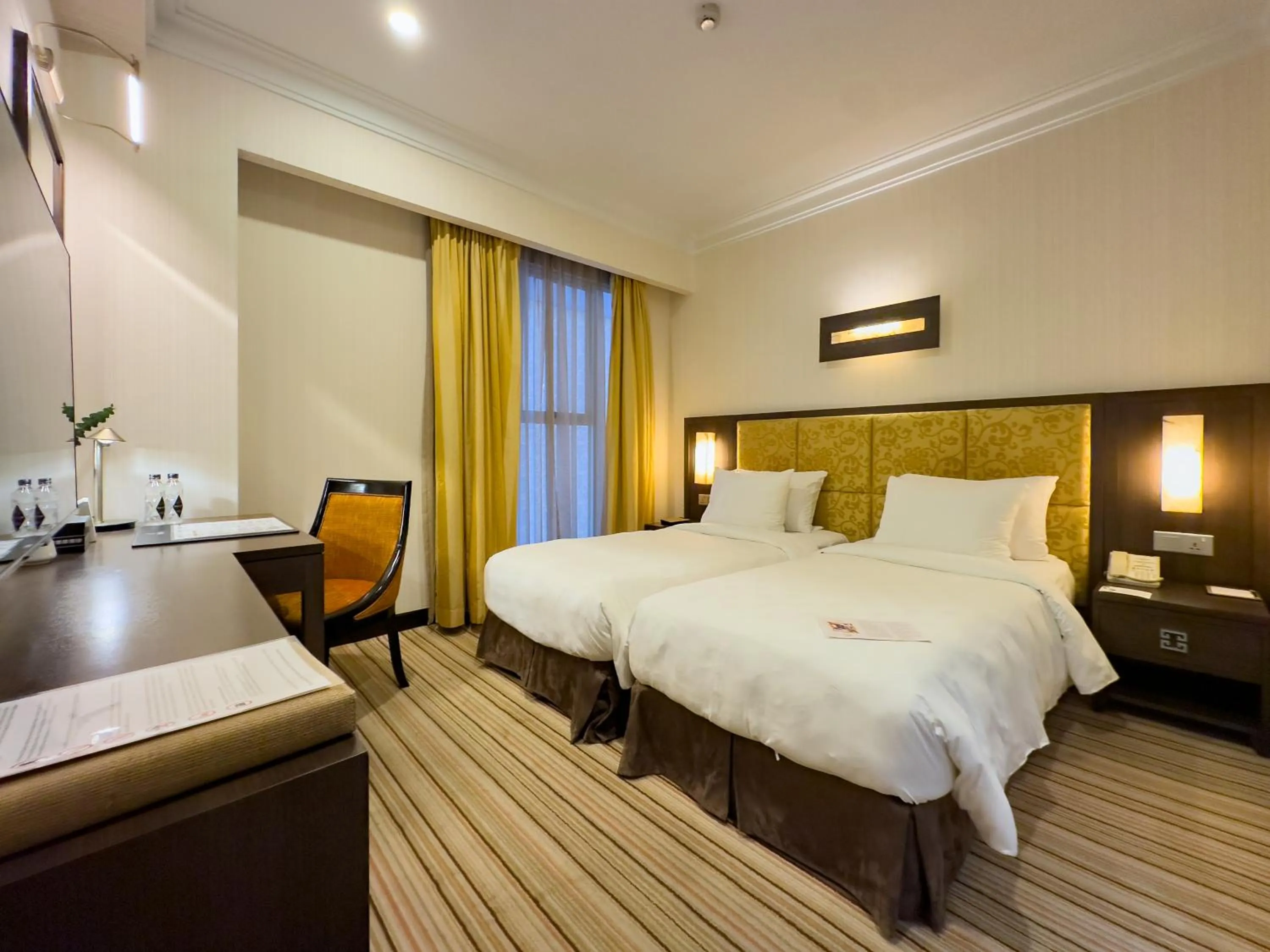 Bed in Silk Path Hotel Hanoi